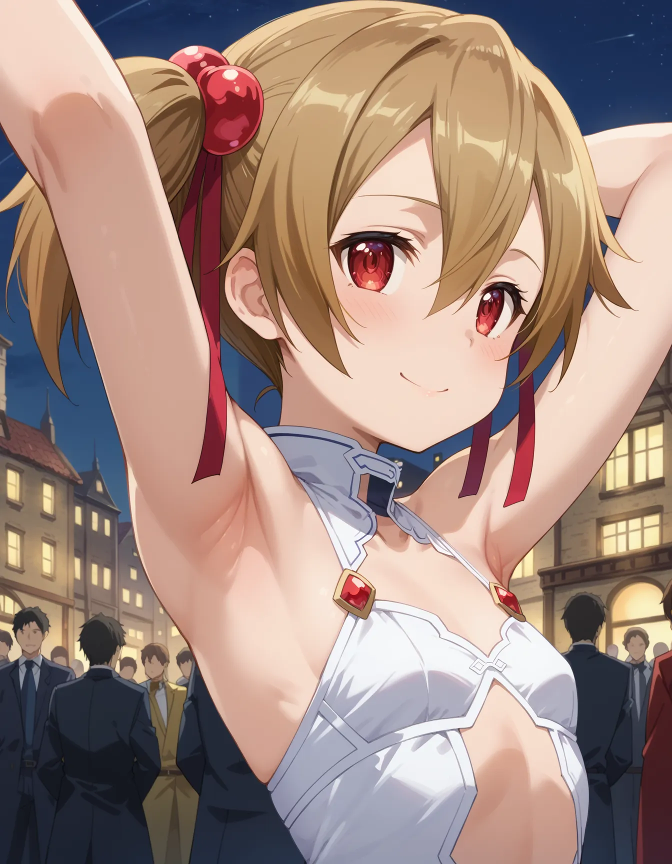 ソードアート・オンラインに登場するシリカ(綾野珪子)ちゃんのエロいAI画像420枚！の26枚目の画像です。