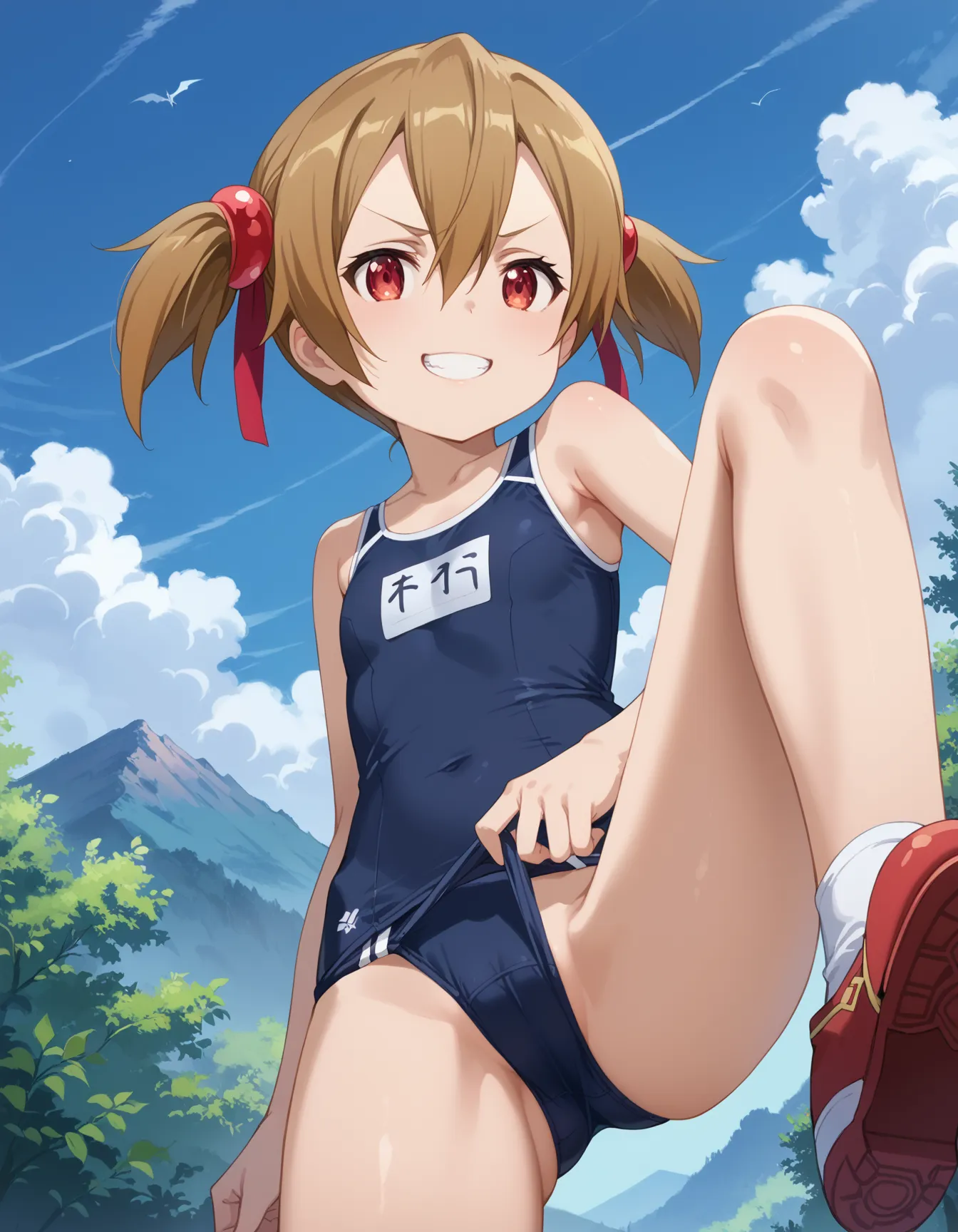 ソードアート・オンラインに登場するシリカ(綾野珪子)ちゃんのエロいAI画像420枚！(10ページ目)の36枚目の画像です。