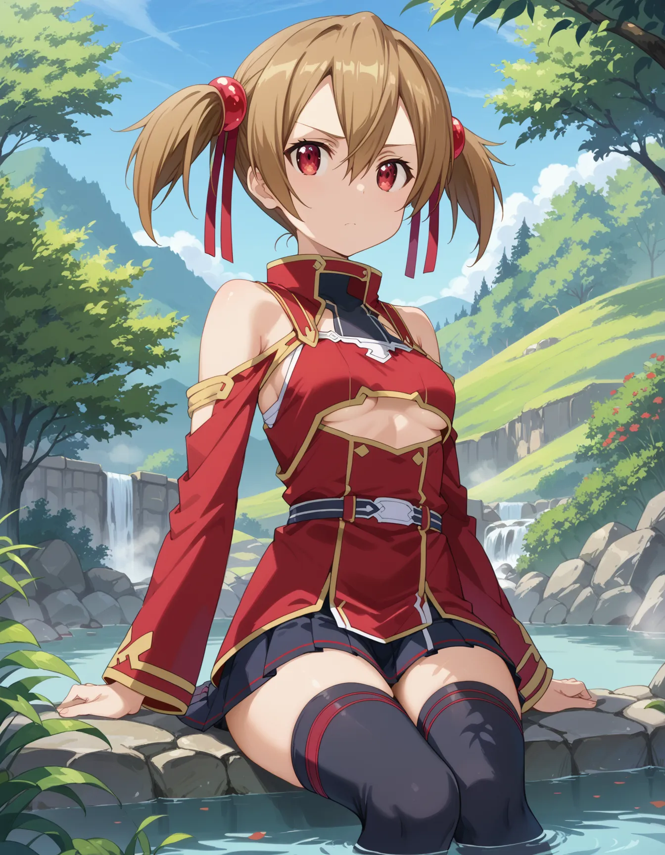 ソードアート・オンラインに登場するシリカ(綾野珪子)ちゃんのエロいAI画像420枚！(11ページ目)の2枚目の画像です。