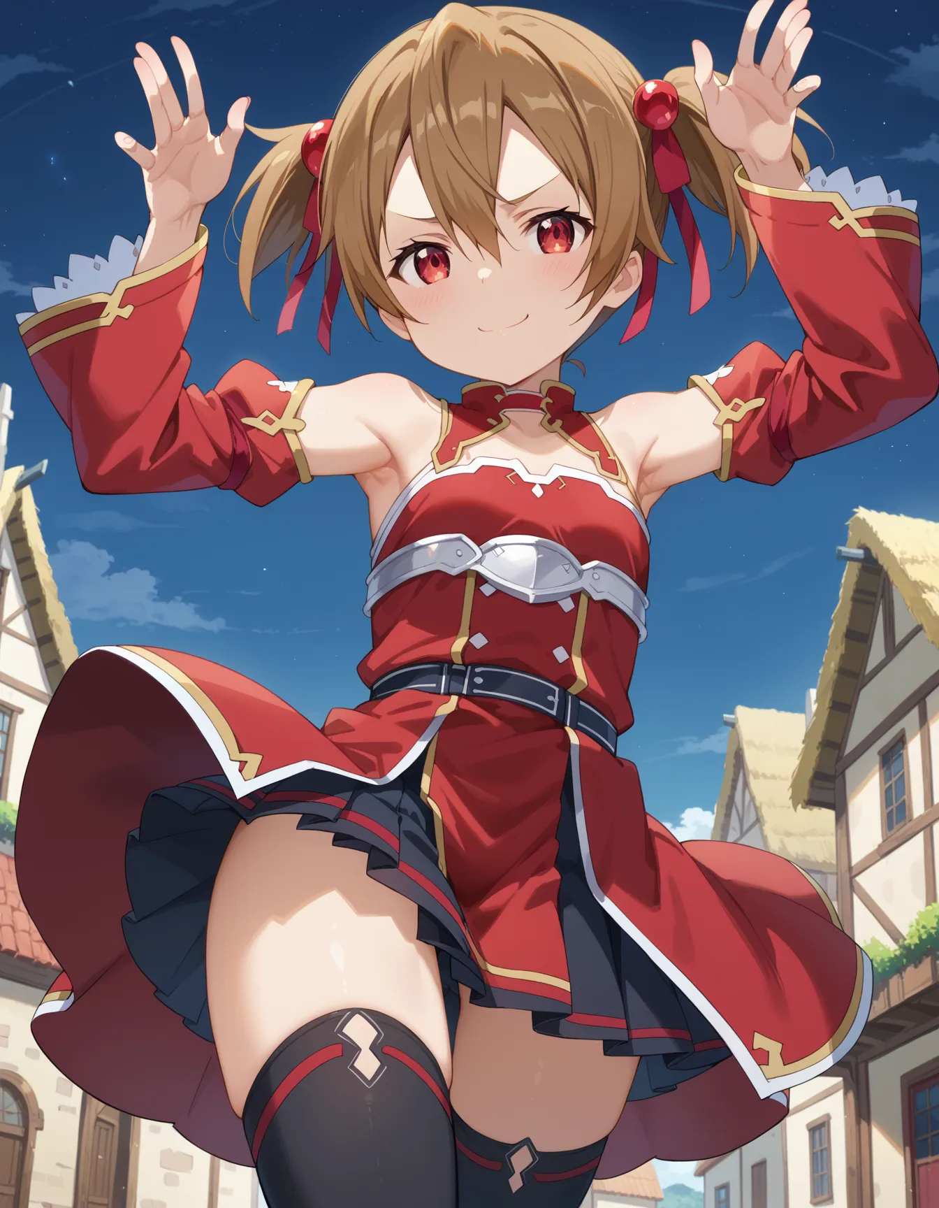 ソードアート・オンラインに登場するシリカ(綾野珪子)ちゃんのエロいAI画像420枚！(11ページ目)の15枚目の画像です。