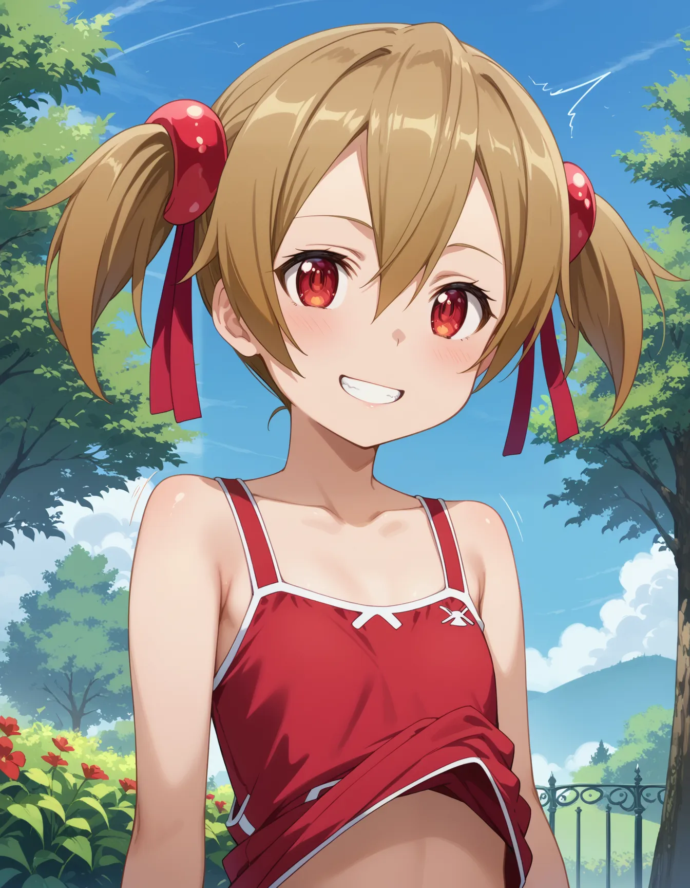 ソードアート・オンラインに登場するシリカ(綾野珪子)ちゃんのエロいAI画像420枚！の39枚目の画像です。