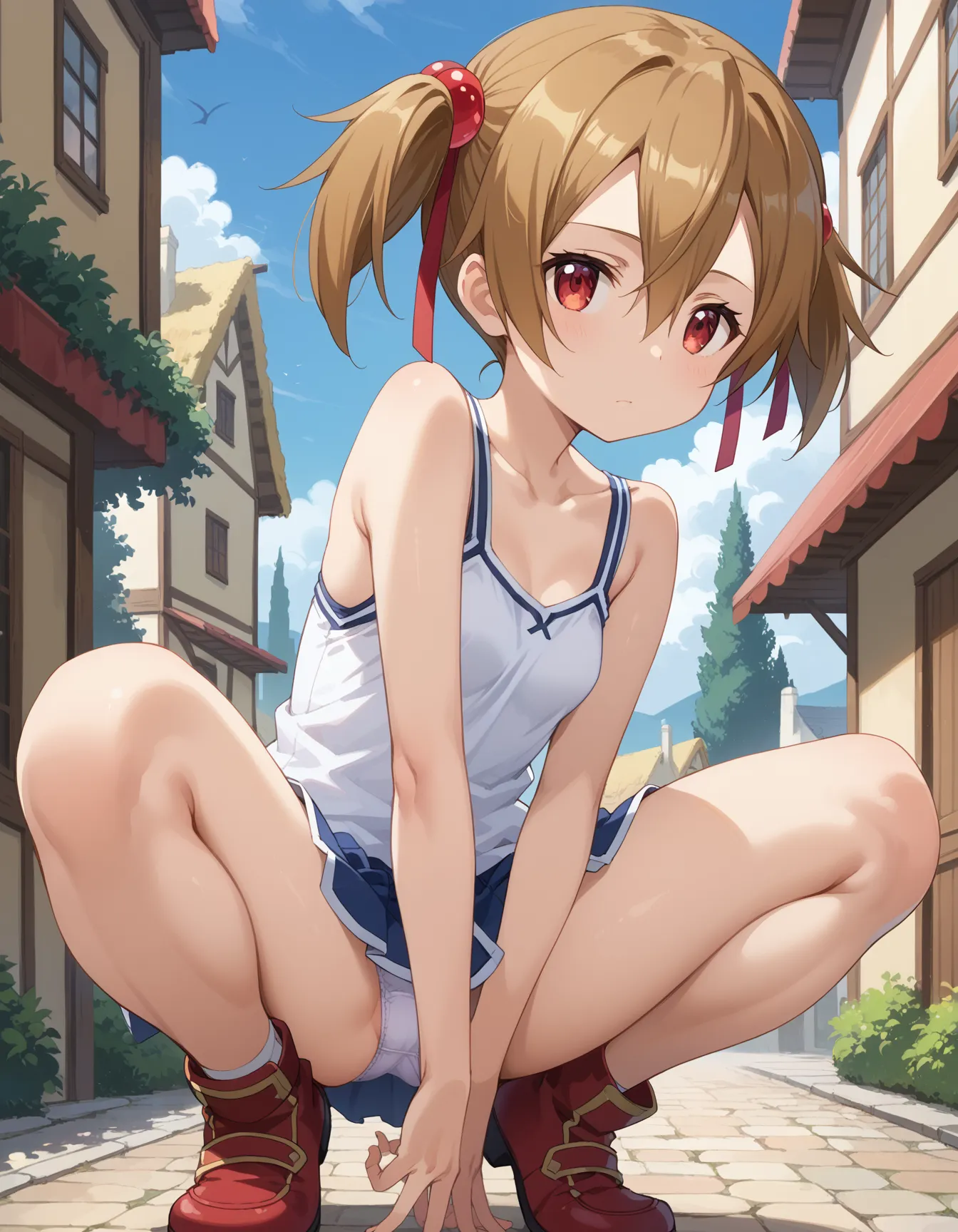 ソードアート・オンラインに登場するシリカ(綾野珪子)ちゃんのエロいAI画像420枚！(2ページ目)の17枚目の画像です。