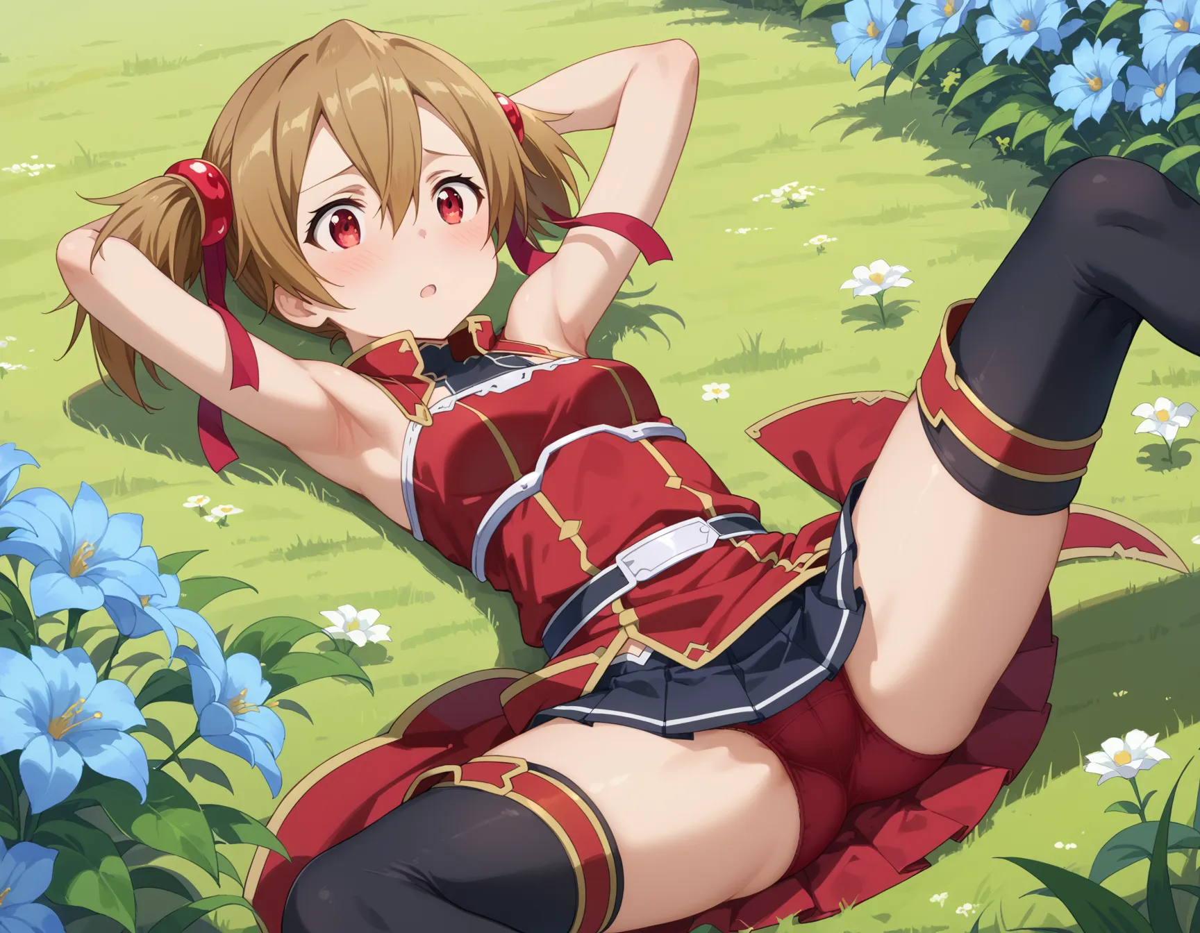 ソードアート・オンラインに登場するシリカ(綾野珪子)ちゃんのエロいAI画像420枚！(2ページ目)の35枚目の画像です。