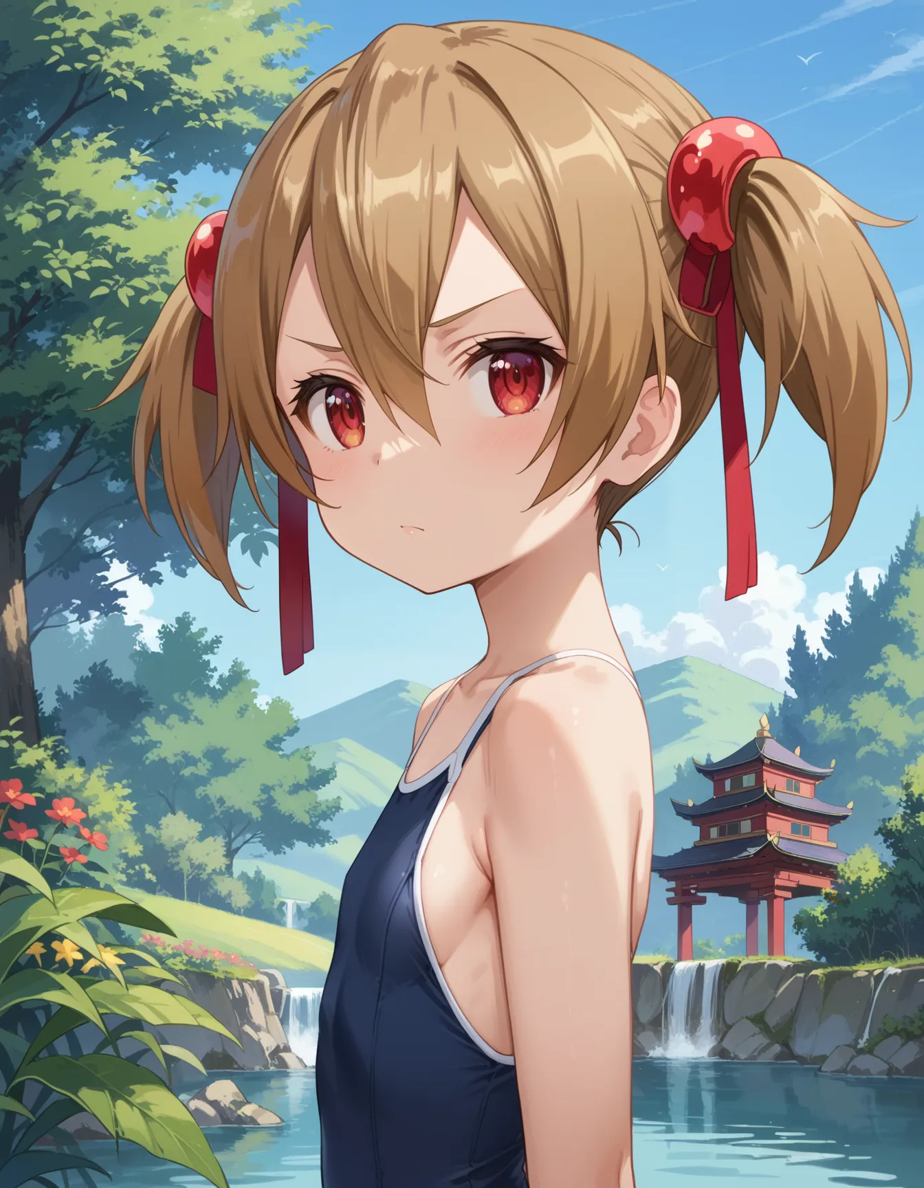 ソードアート・オンラインに登場するシリカ(綾野珪子)ちゃんのエロいAI画像420枚！(3ページ目)の19枚目の画像です。