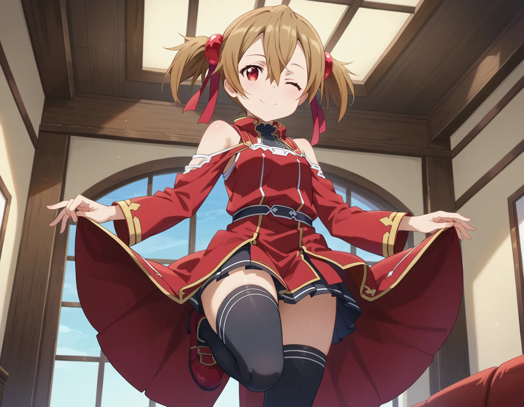 ソードアート・オンラインに登場するシリカ(綾野珪子)ちゃんのエロいAI画像420枚！(4ページ目)の7枚目の画像です。
