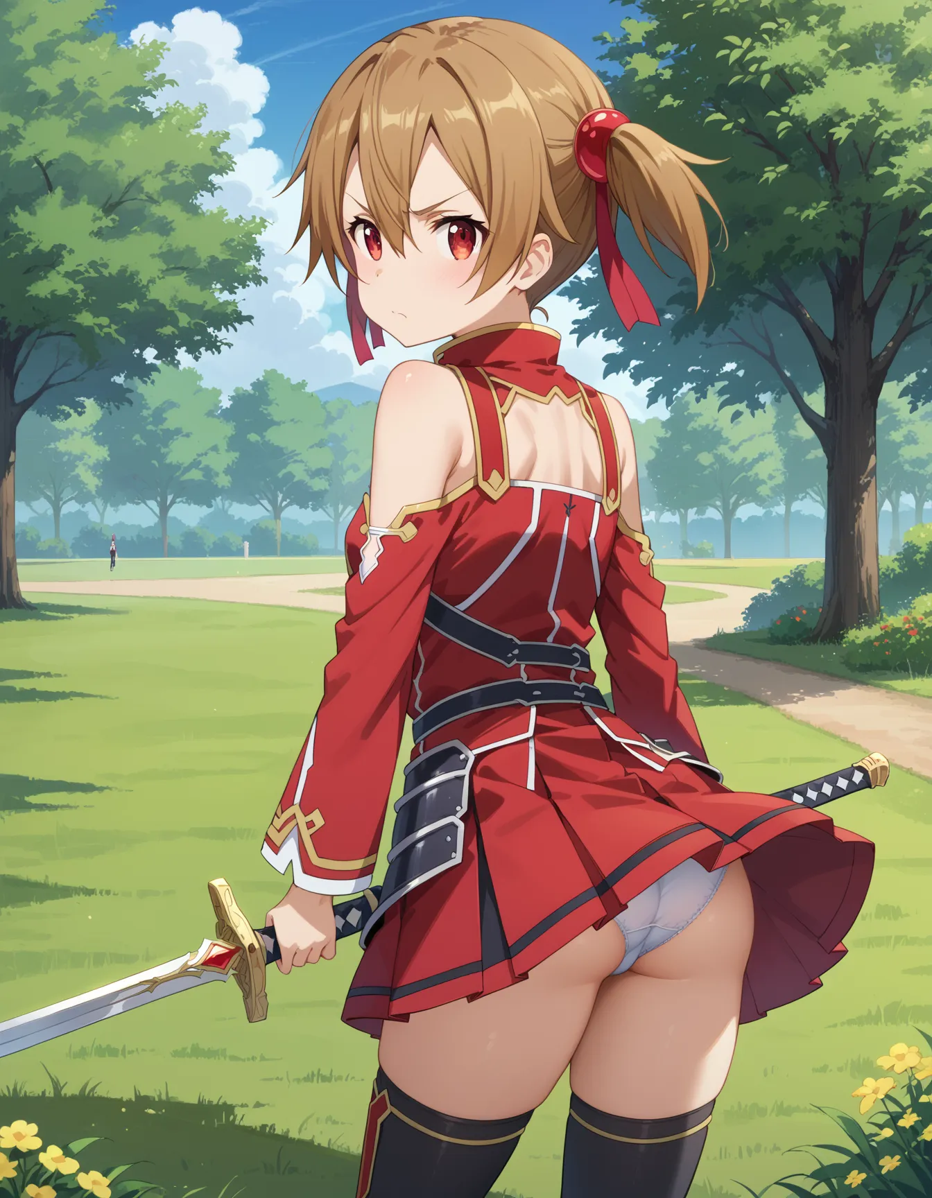 ソードアート・オンラインに登場するシリカ(綾野珪子)ちゃんのエロいAI画像420枚！(4ページ目)の15枚目の画像です。