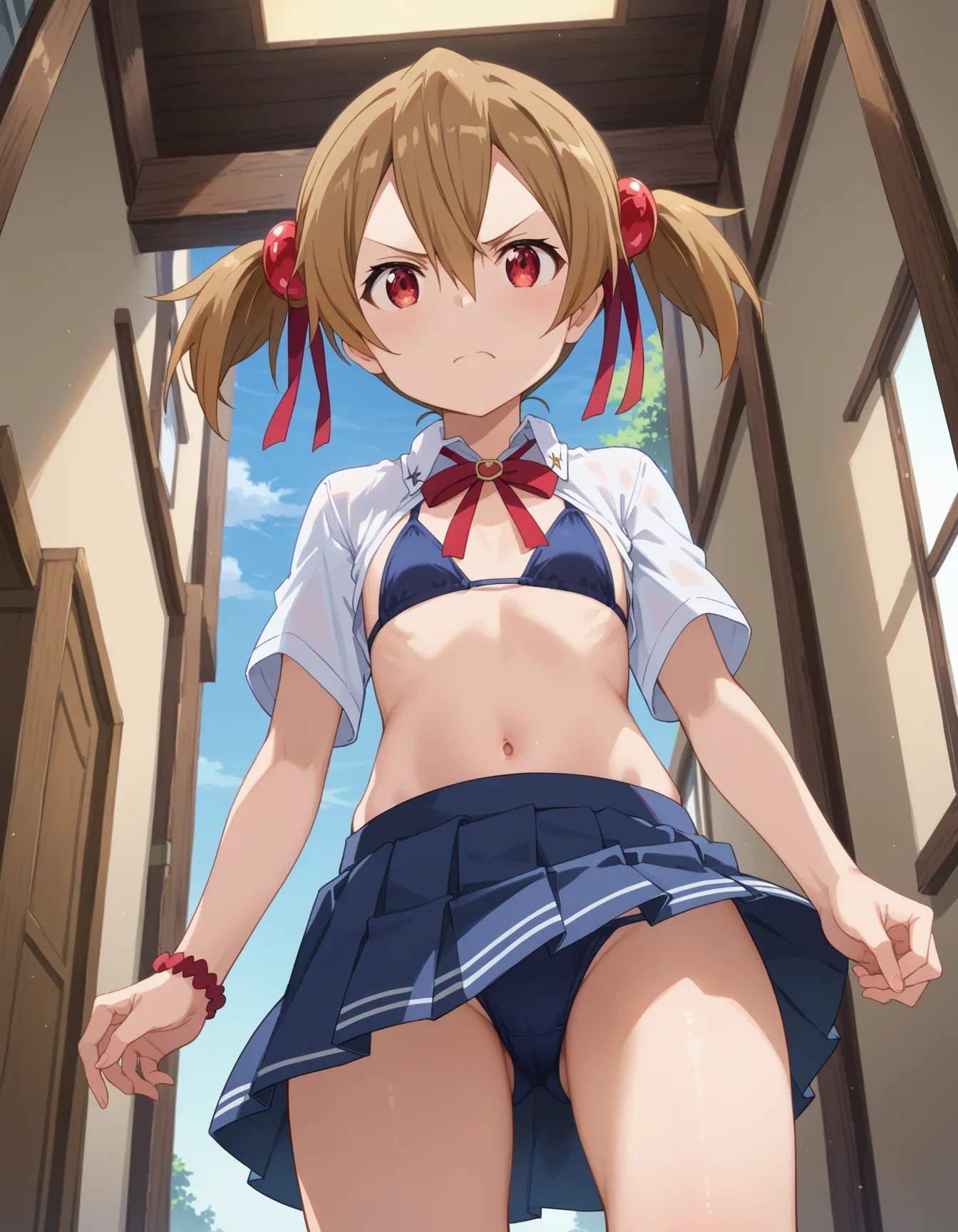 ソードアート・オンラインに登場するシリカ(綾野珪子)ちゃんのエロいAI画像420枚！の11枚目の画像です。