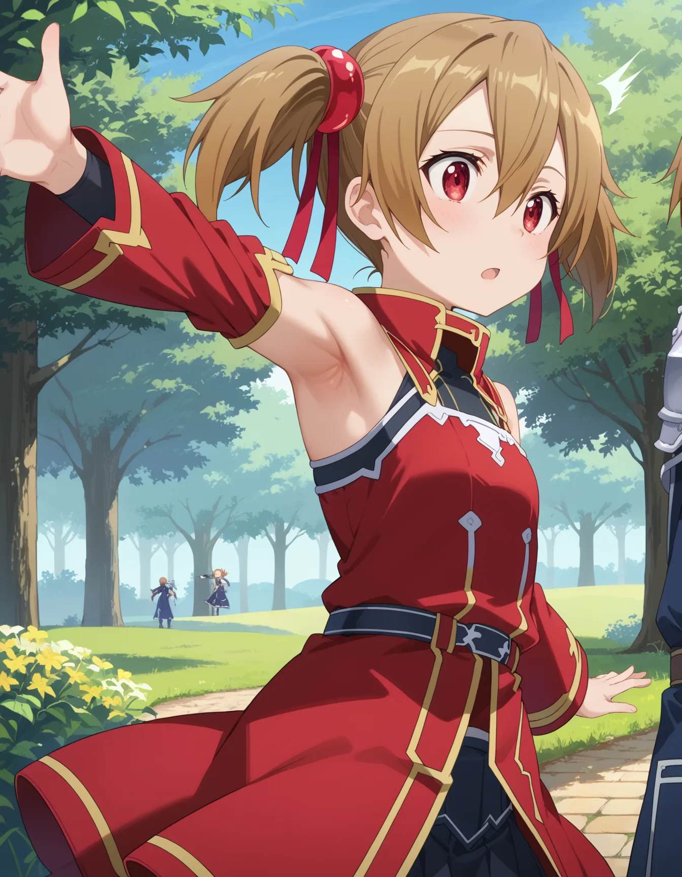ソードアート・オンラインに登場するシリカ(綾野珪子)ちゃんのエロいAI画像420枚！(4ページ目)の33枚目の画像です。