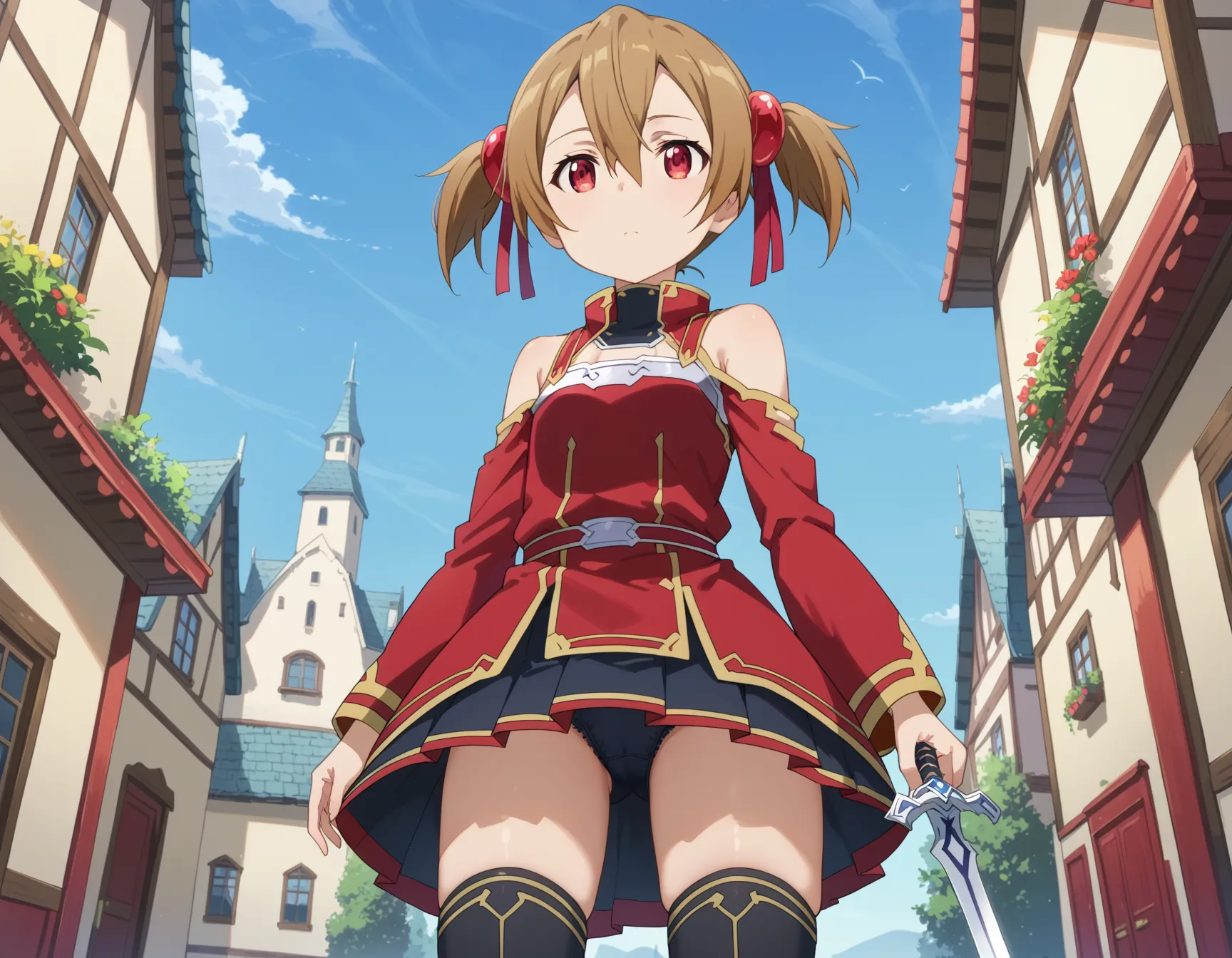 ソードアート・オンラインに登場するシリカ(綾野珪子)ちゃんのエロいAI画像420枚！(5ページ目)の3枚目の画像です。