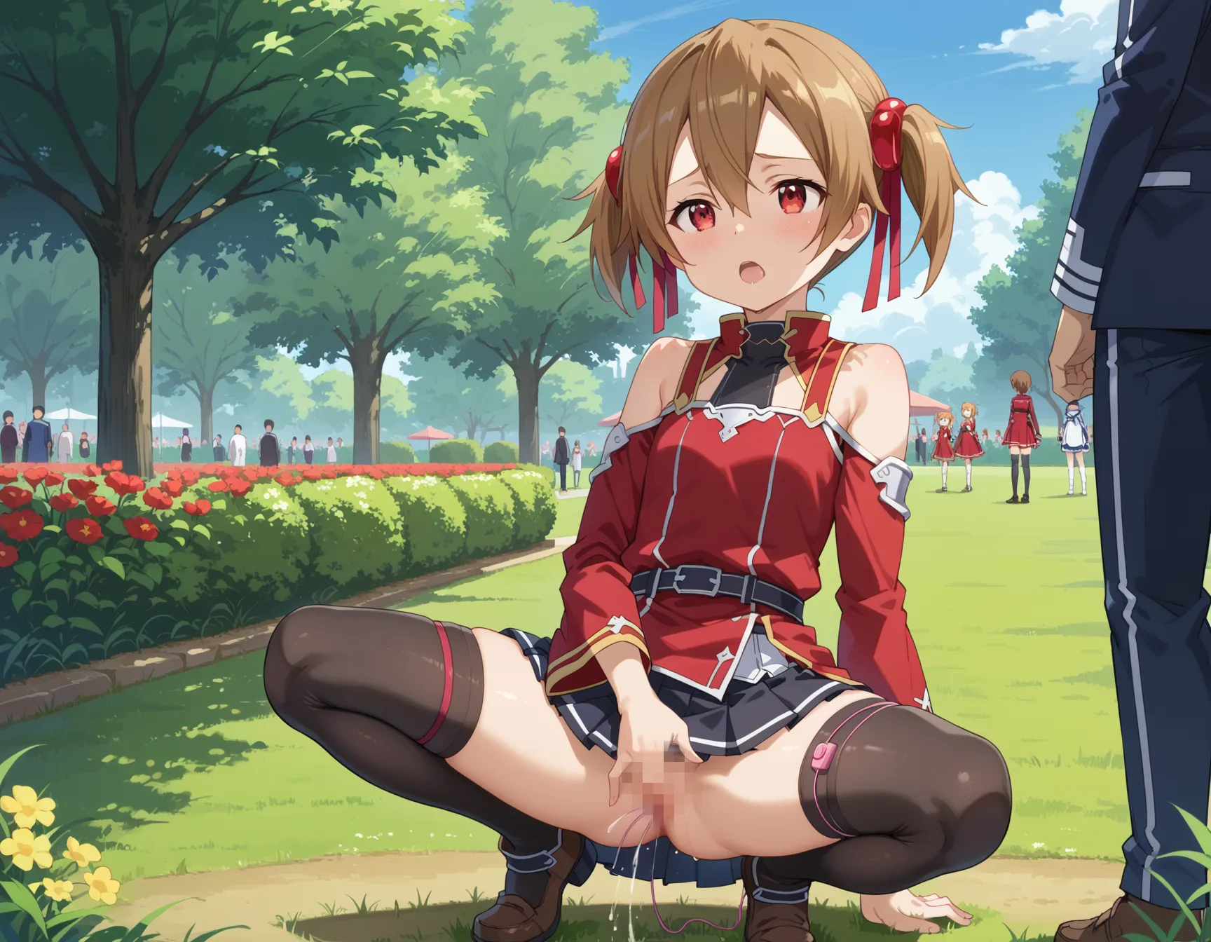 ソードアート・オンラインに登場するシリカ(綾野珪子)ちゃんのエロいAI画像420枚！(5ページ目)の8枚目の画像です。