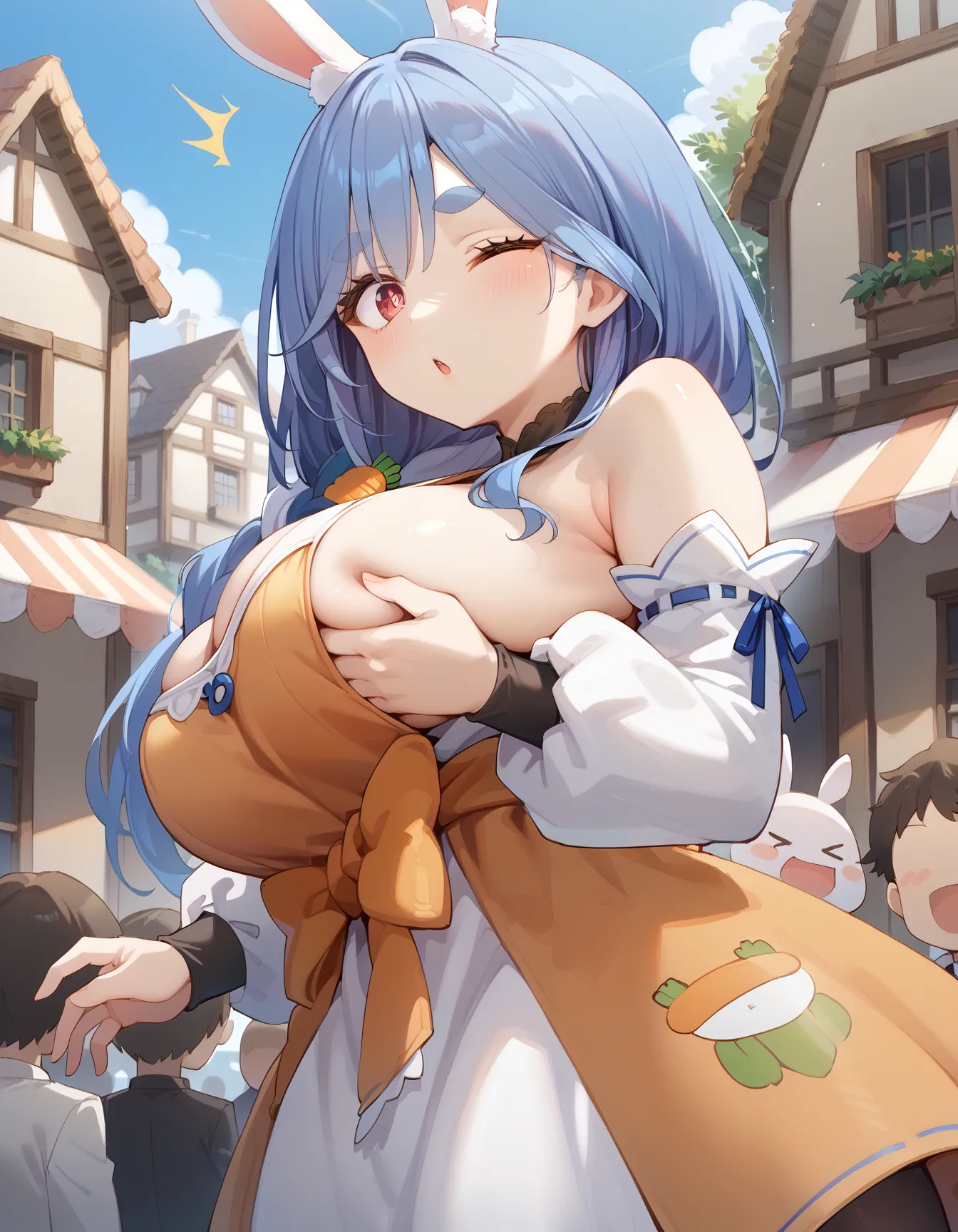ホロライブの人気VTuber兎田ぺこらちゃんのお母さまのエロいAI画像440枚！(6ページ目)の13枚目の画像です。