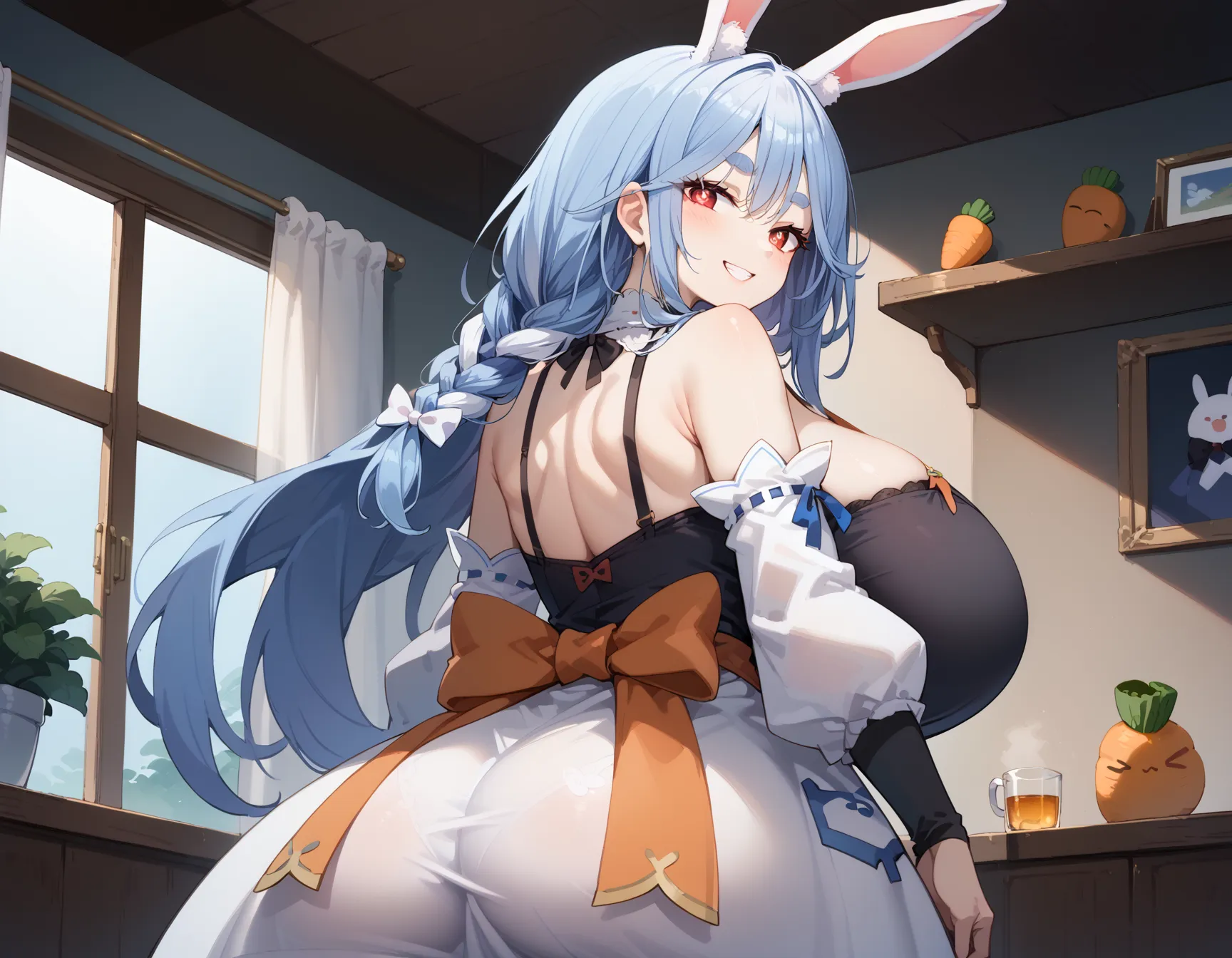 ホロライブの人気VTuber兎田ぺこらちゃんのお母さまのエロいAI画像440枚！(6ページ目)の20枚目の画像です。