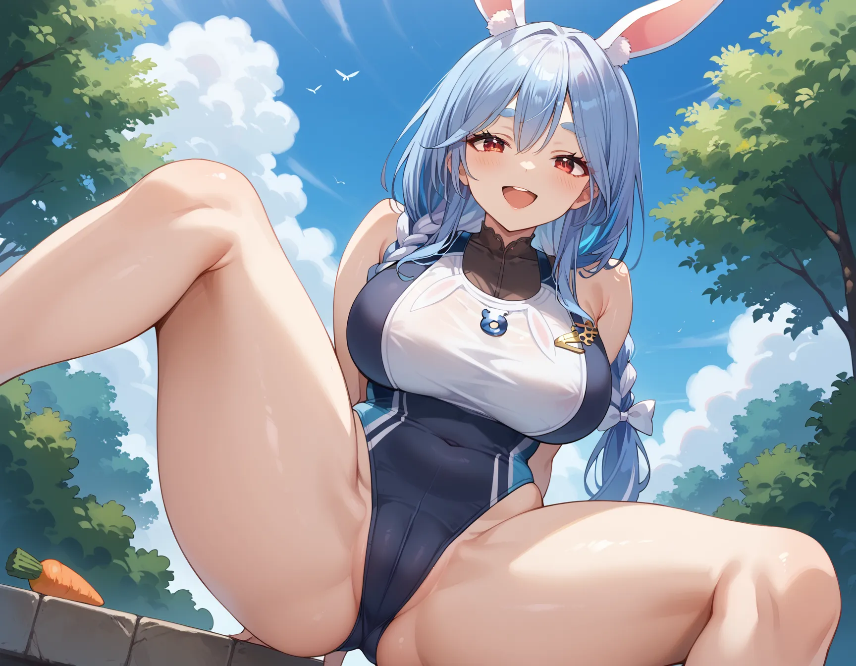 ホロライブの人気VTuber兎田ぺこらちゃんのお母さまのエロいAI画像440枚！(6ページ目)の40枚目の画像です。