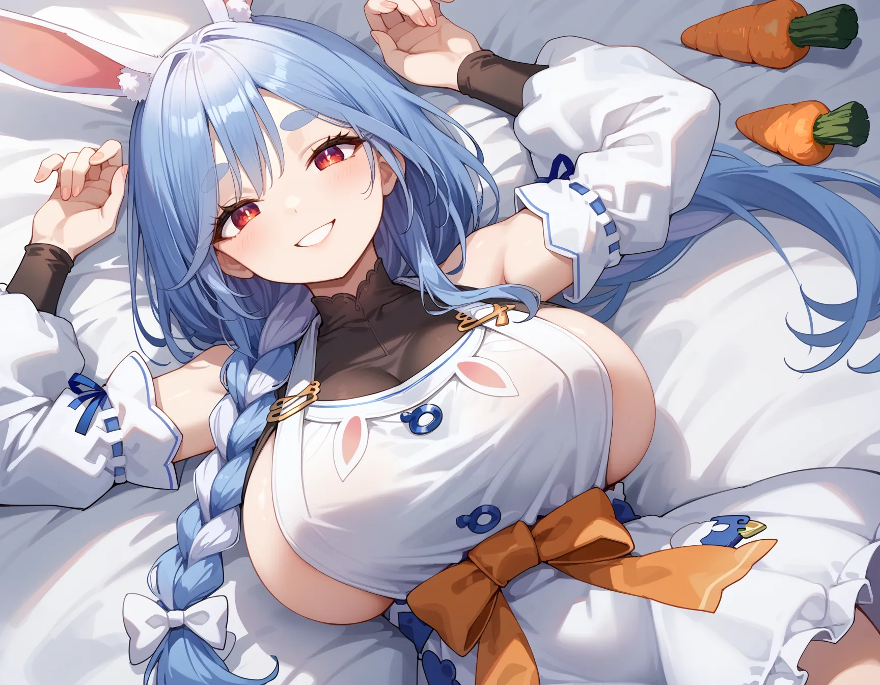 ホロライブの人気VTuber兎田ぺこらちゃんのお母さまのエロいAI画像440枚！(7ページ目)の25枚目の画像です。
