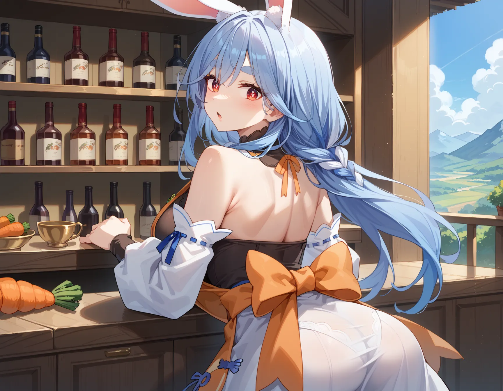 ホロライブの人気VTuber兎田ぺこらちゃんのお母さまのエロいAI画像440枚！(7ページ目)の34枚目の画像です。