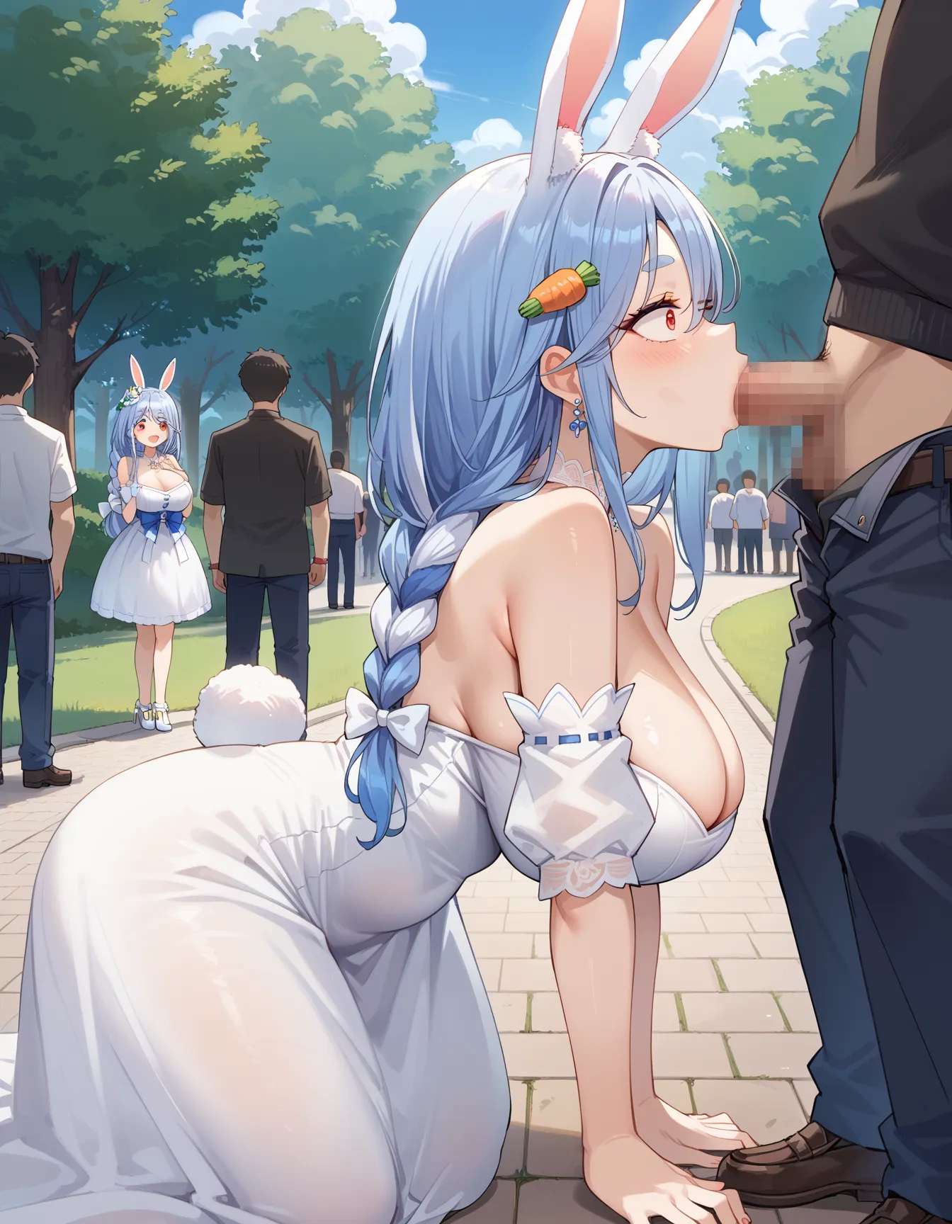 ホロライブの人気VTuber兎田ぺこらちゃんのお母さまのエロいAI画像440枚！(7ページ目)の36枚目の画像です。