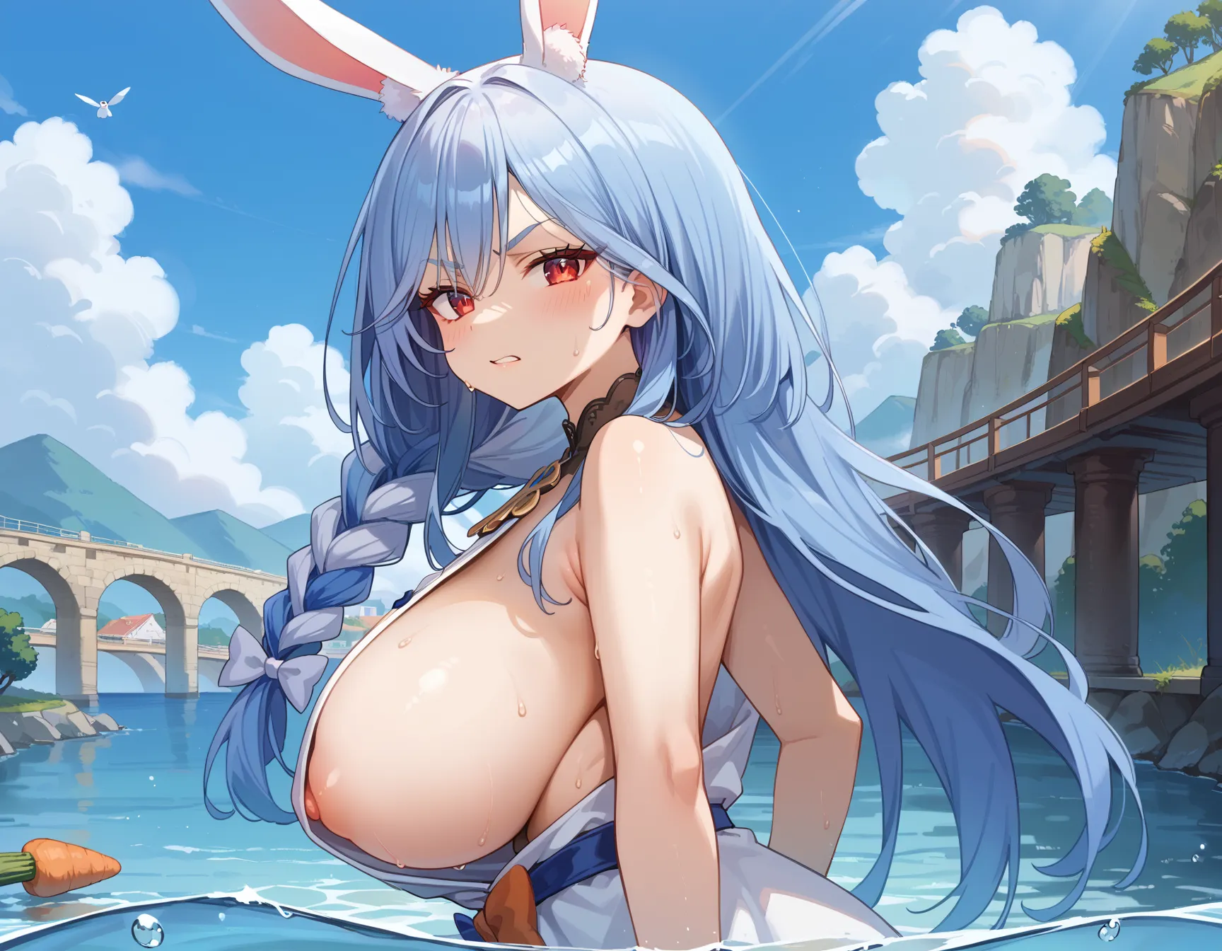 ホロライブの人気VTuber兎田ぺこらちゃんのお母さまのエロいAI画像440枚！(8ページ目)の36枚目の画像です。