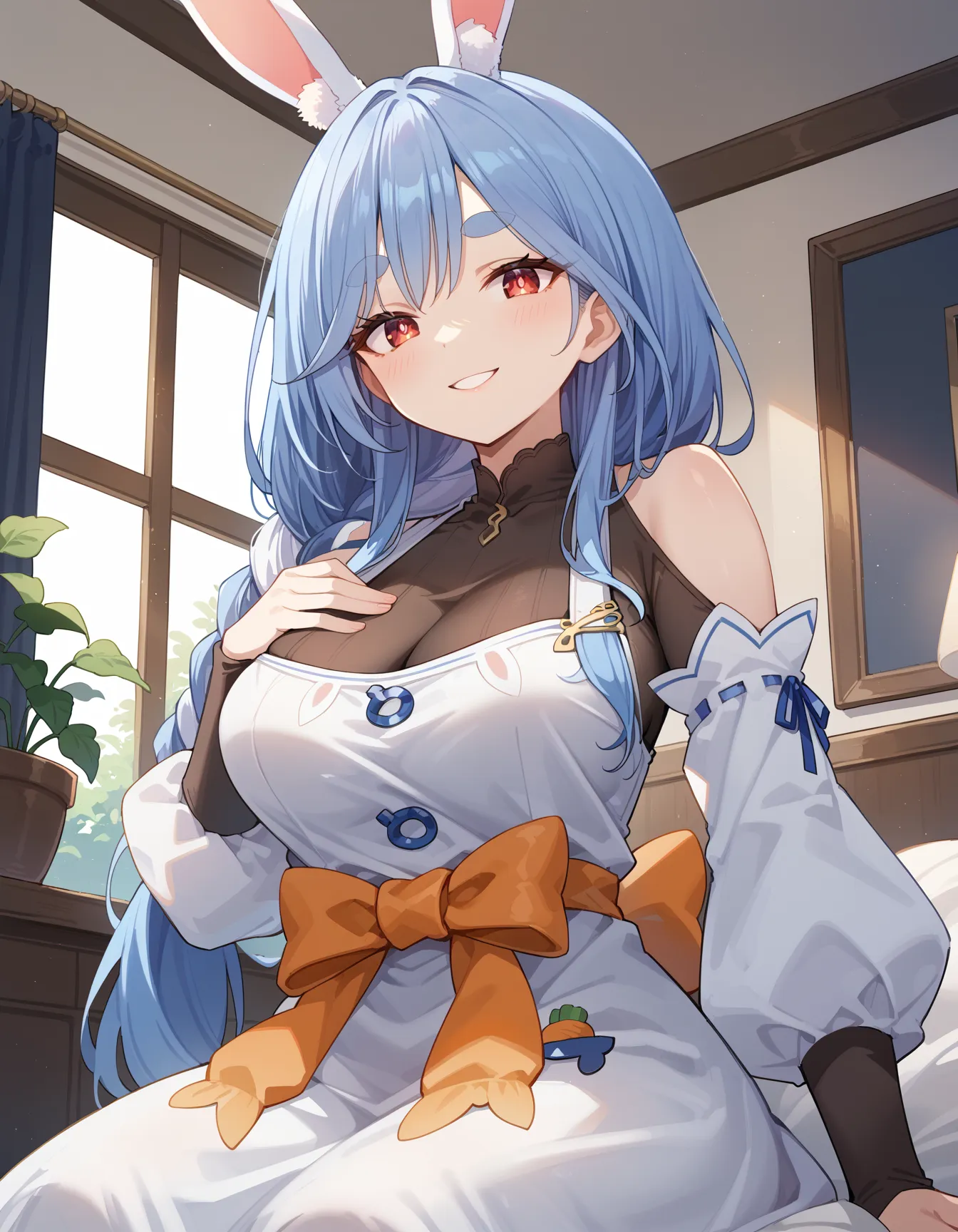 ホロライブの人気VTuber兎田ぺこらちゃんのお母さまのエロいAI画像440枚！(9ページ目)の13枚目の画像です。