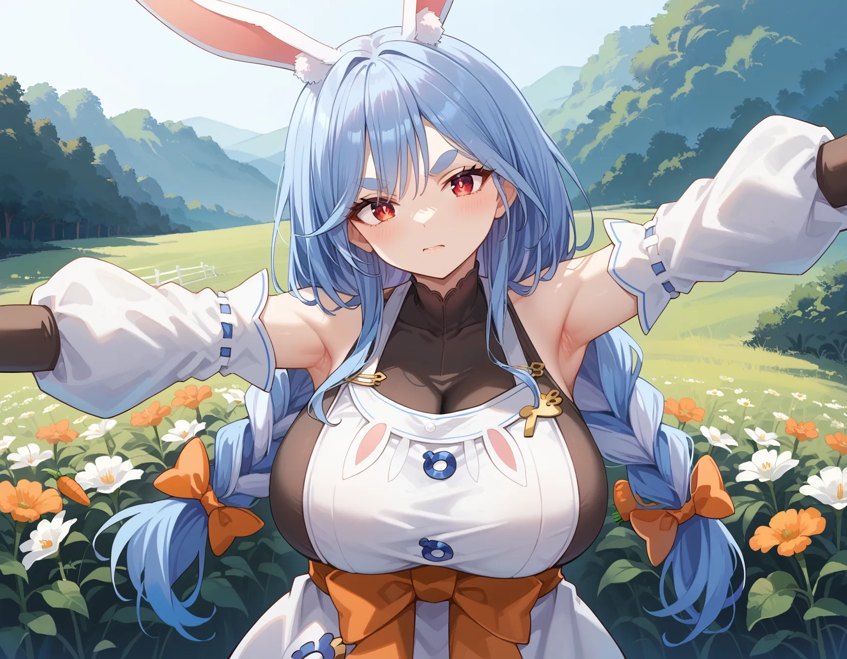 ホロライブの人気VTuber兎田ぺこらちゃんのお母さまのエロいAI画像440枚！の32枚目の画像です。
