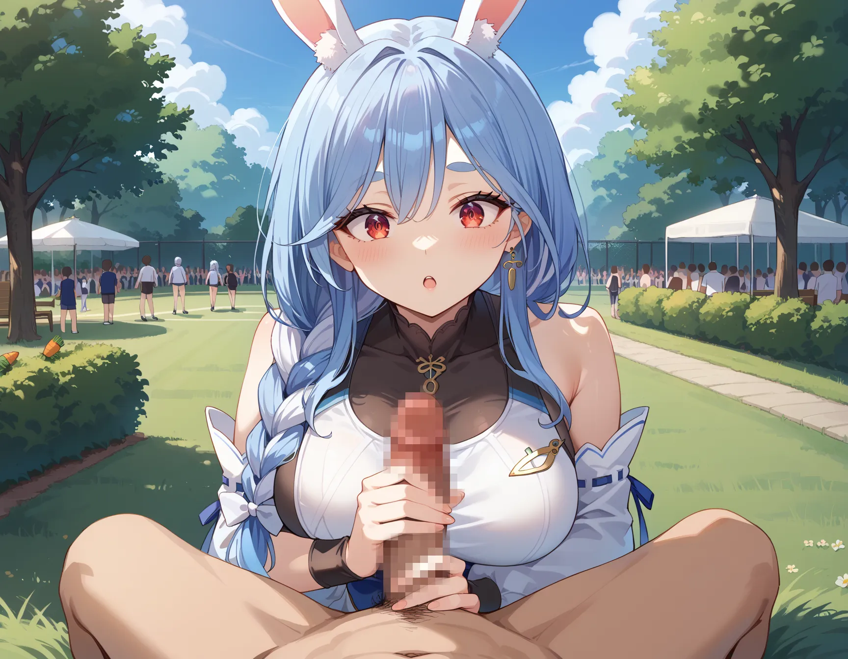 ホロライブの人気VTuber兎田ぺこらちゃんのお母さまのエロいAI画像440枚！(9ページ目)の26枚目の画像です。