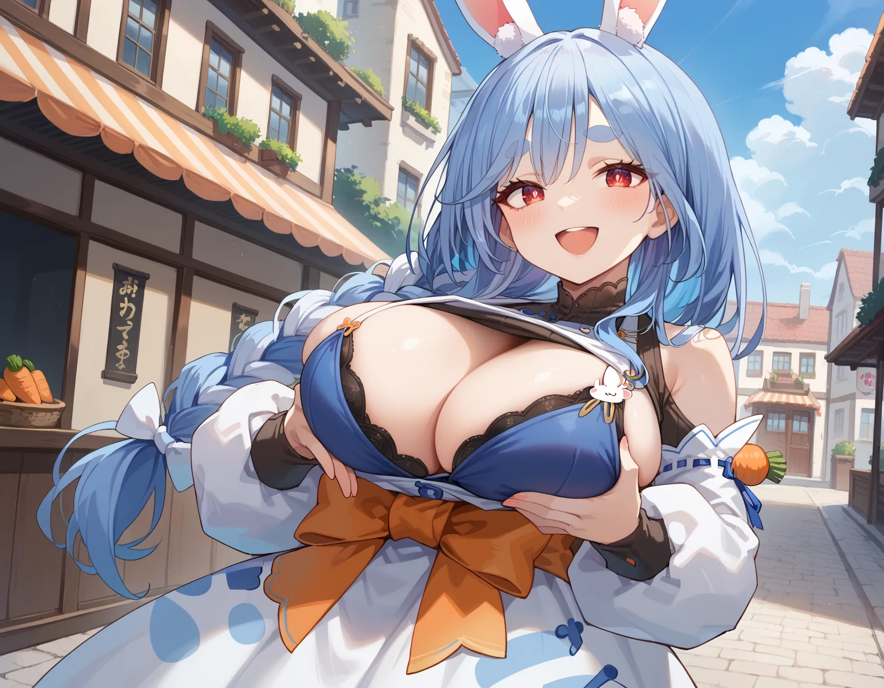 ホロライブの人気VTuber兎田ぺこらちゃんのお母さまのエロいAI画像440枚！(10ページ目)の13枚目の画像です。