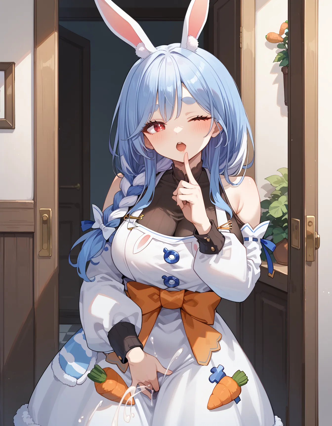 ホロライブの人気VTuber兎田ぺこらちゃんのお母さまのエロいAI画像440枚！(11ページ目)の26枚目の画像です。