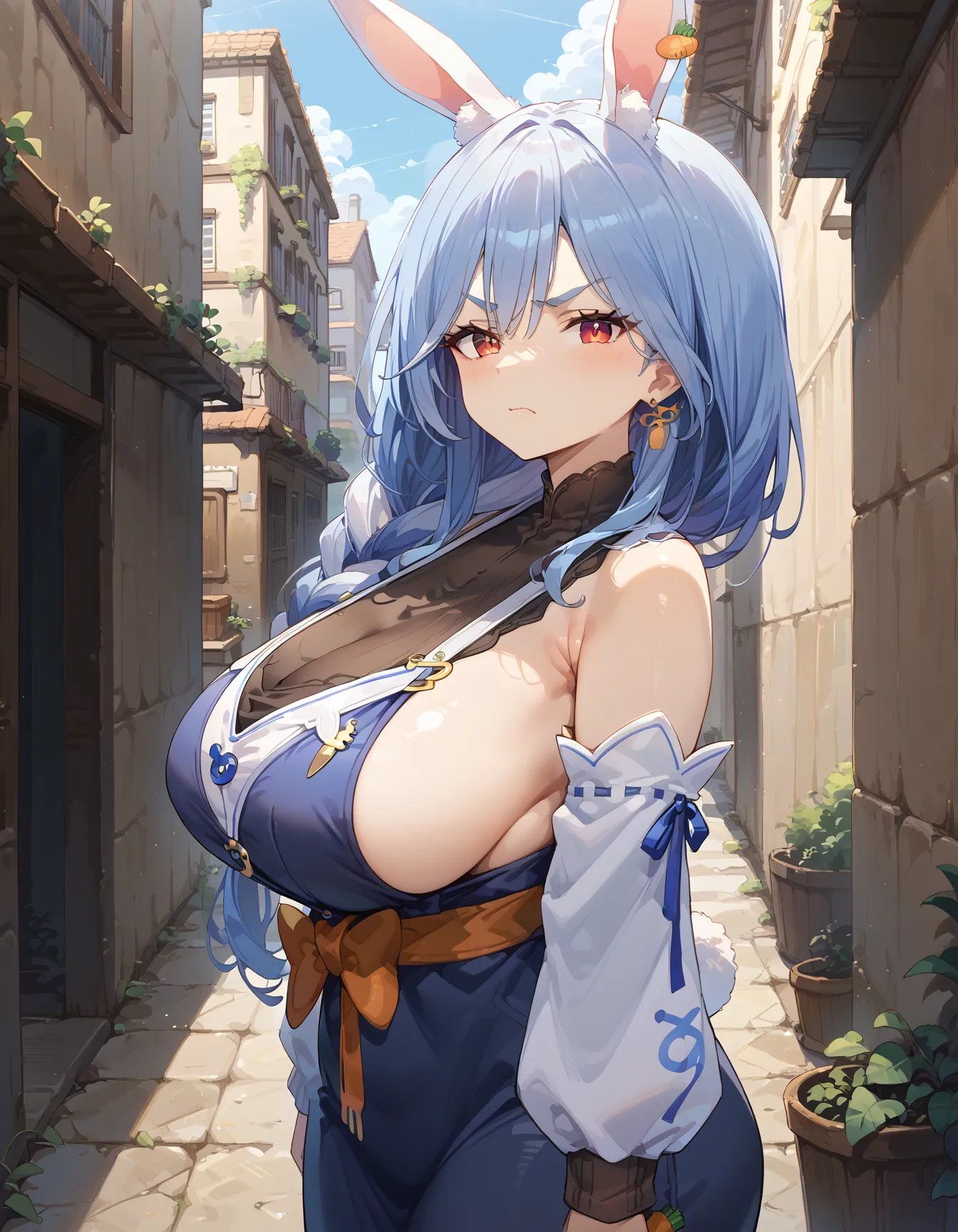 ホロライブの人気VTuber兎田ぺこらちゃんのお母さまのエロいAI画像440枚！(2ページ目)の23枚目の画像です。