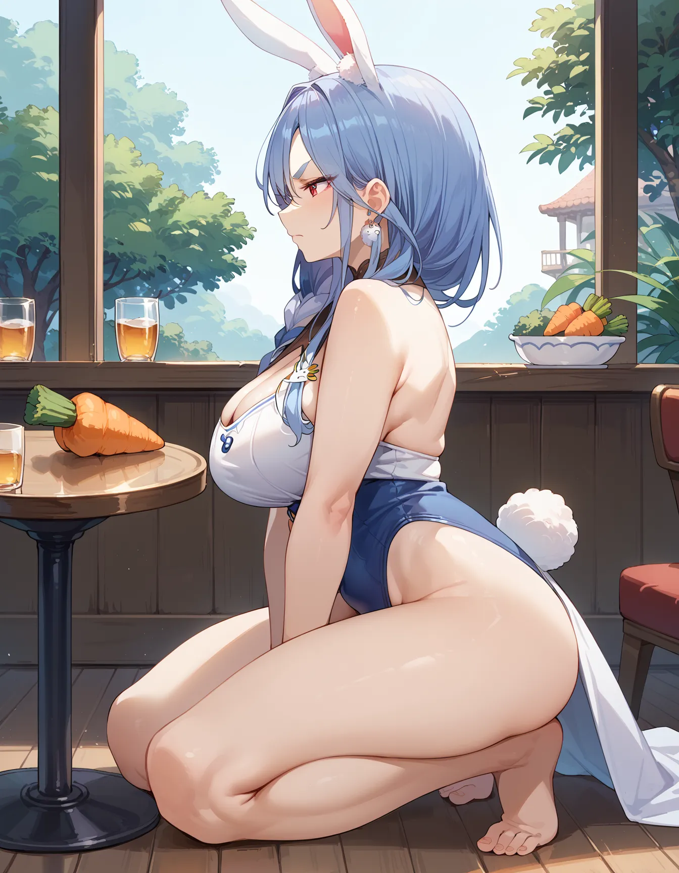 ホロライブの人気VTuber兎田ぺこらちゃんのお母さまのエロいAI画像440枚！(3ページ目)の35枚目の画像です。