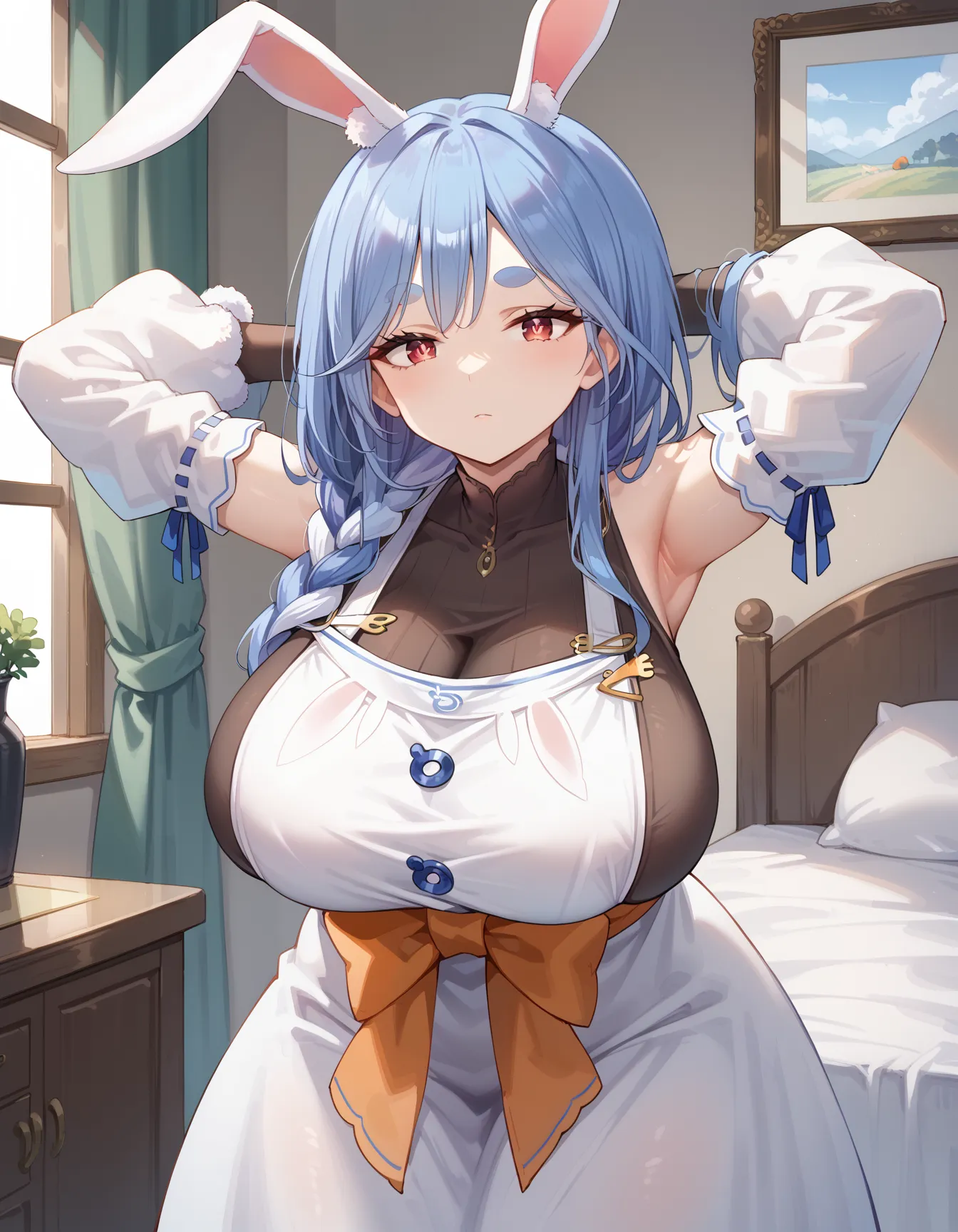 ホロライブの人気VTuber兎田ぺこらちゃんのお母さまのエロいAI画像440枚！の12枚目の画像です。