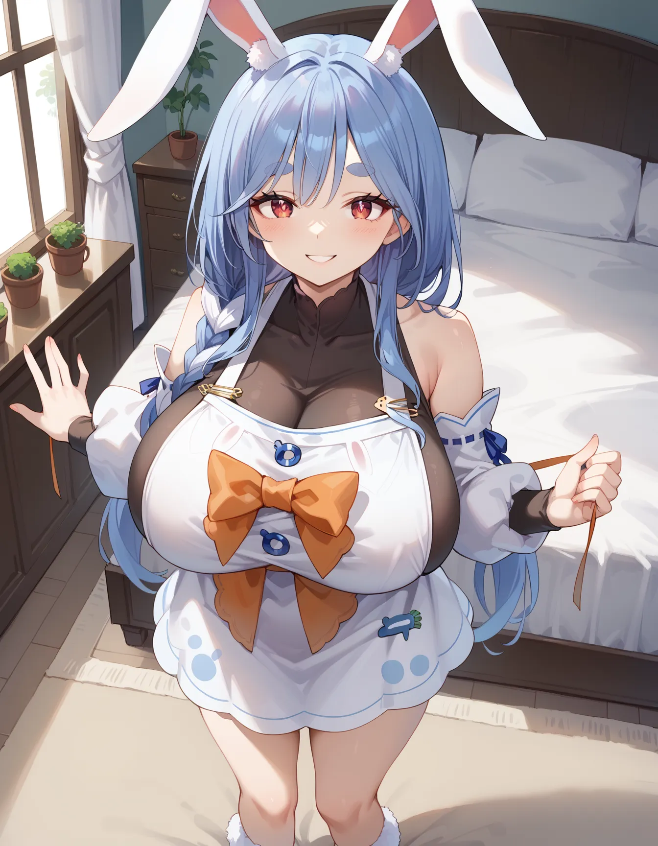 ホロライブの人気VTuber兎田ぺこらちゃんのお母さまのエロいAI画像440枚！の19枚目の画像です。