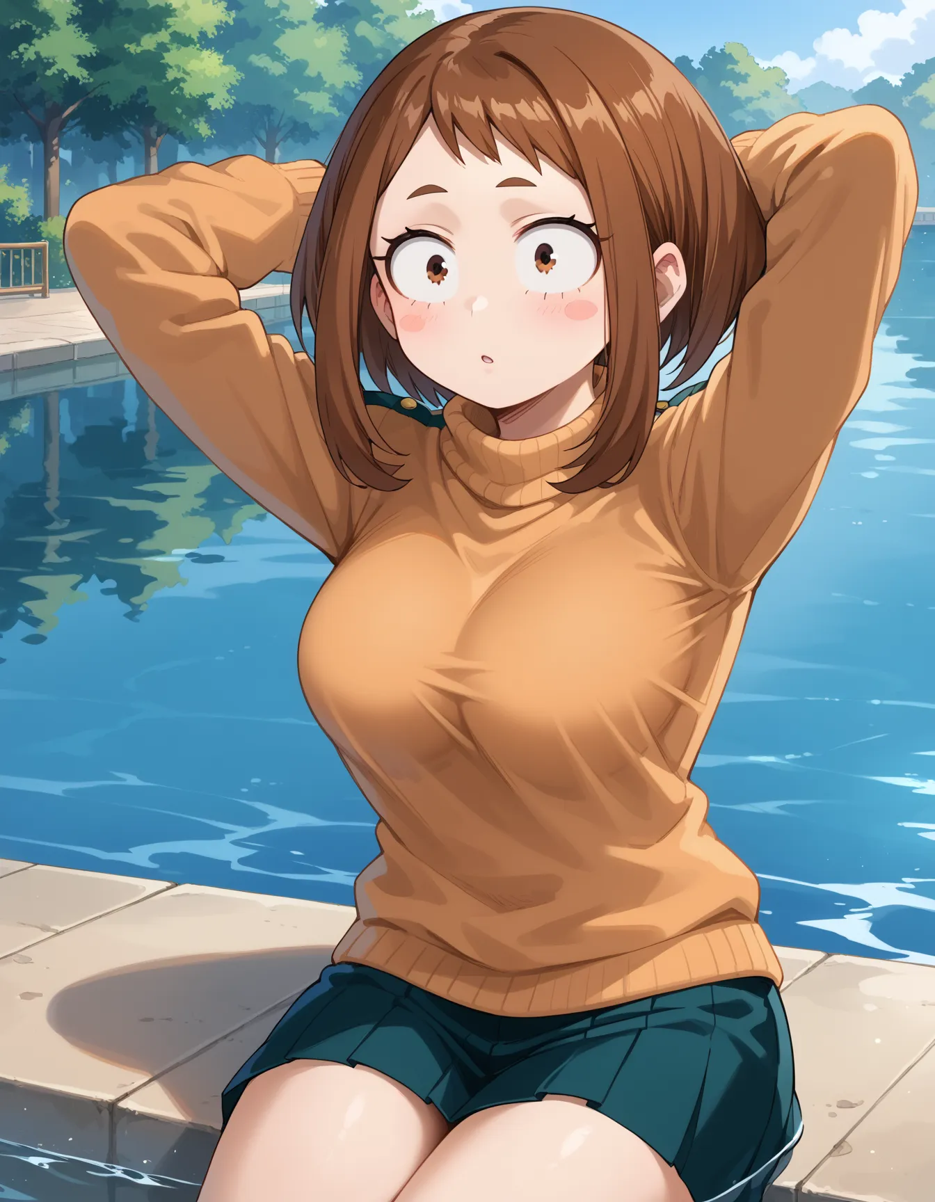 ヒロアカに登場するお茶子ちゃんのエロいAI画像400枚！(6ページ目) 29 image