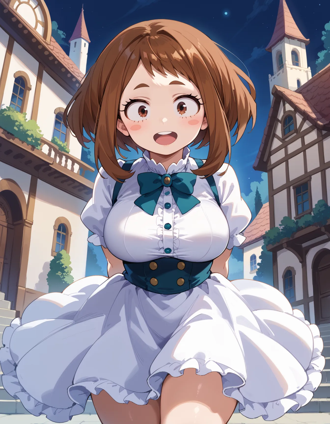 ヒロアカに登場するお茶子ちゃんのエロいAI画像400枚！(2ページ目) 37 image