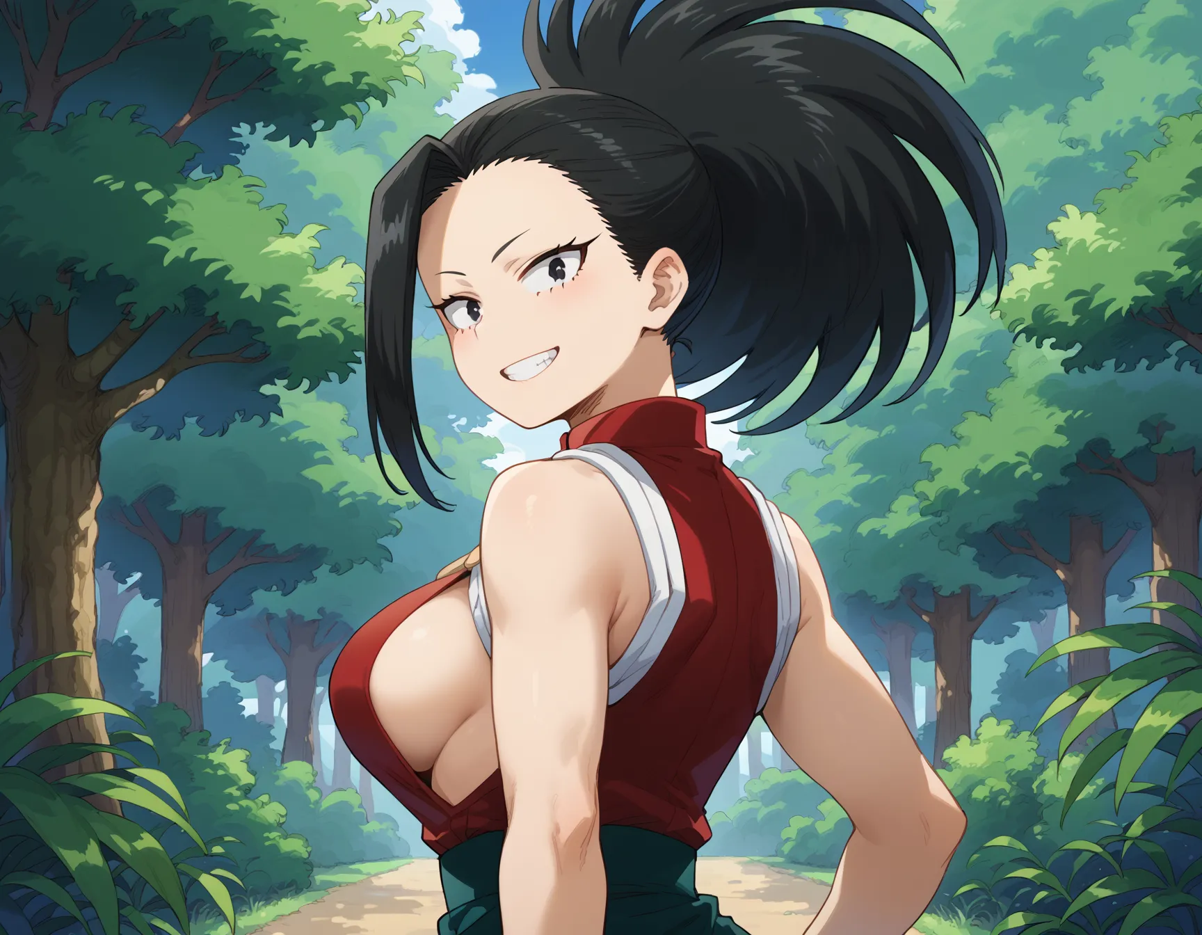 ヒロアカに登場する百ちゃんのエロいAI画像458枚！(6ページ目)の22枚目の画像です。