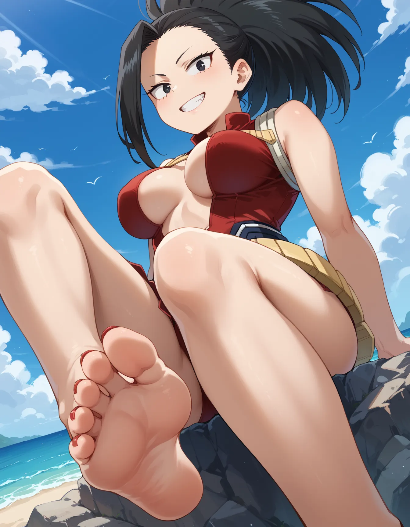 ヒロアカに登場する百ちゃんのエロいAI画像458枚！(7ページ目)の16枚目の画像です。