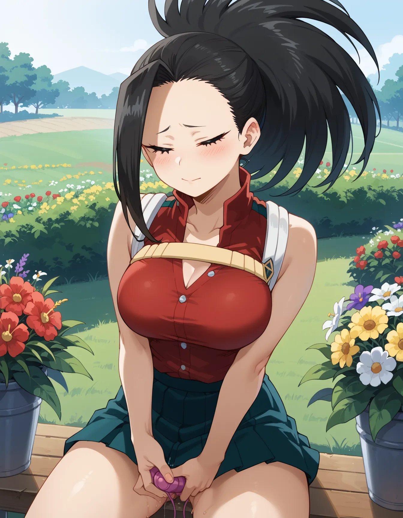 ヒロアカに登場する百ちゃんのエロいAI画像458枚！(7ページ目)の38枚目の画像です。