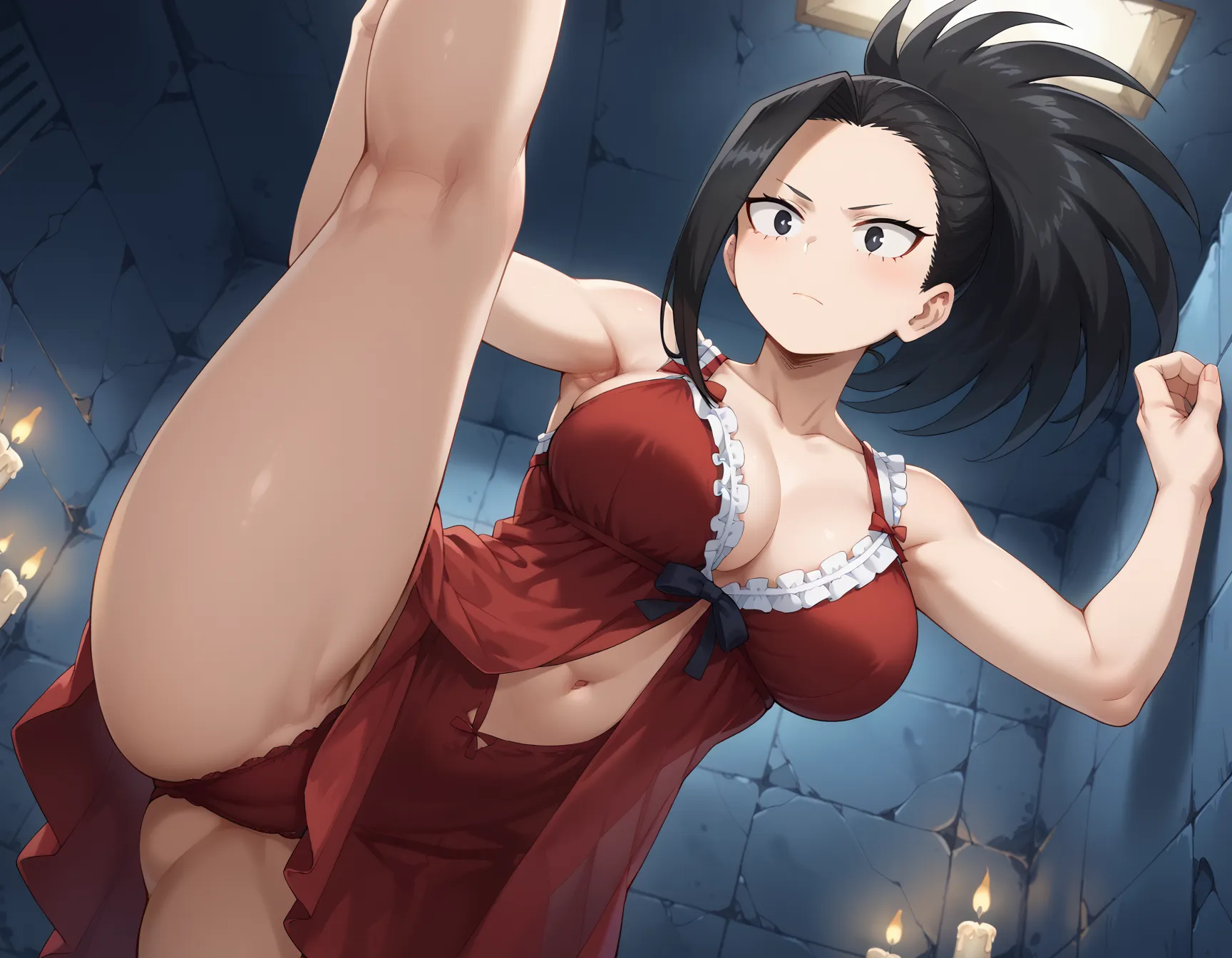 ヒロアカに登場する百ちゃんのエロいAI画像458枚！(8ページ目)の21枚目の画像です。