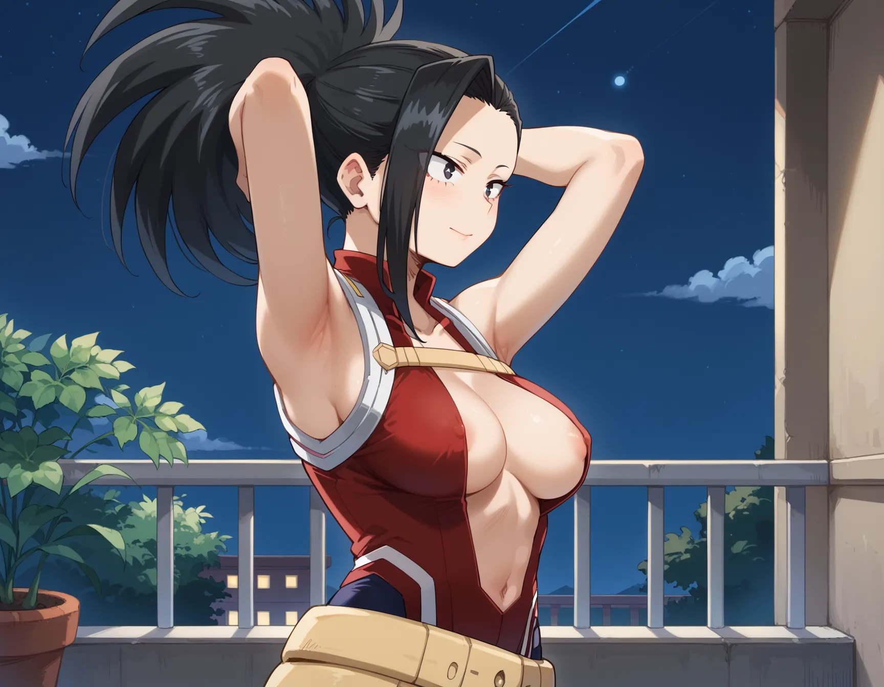 ヒロアカに登場する百ちゃんのエロいAI画像458枚！(9ページ目)の18枚目の画像です。
