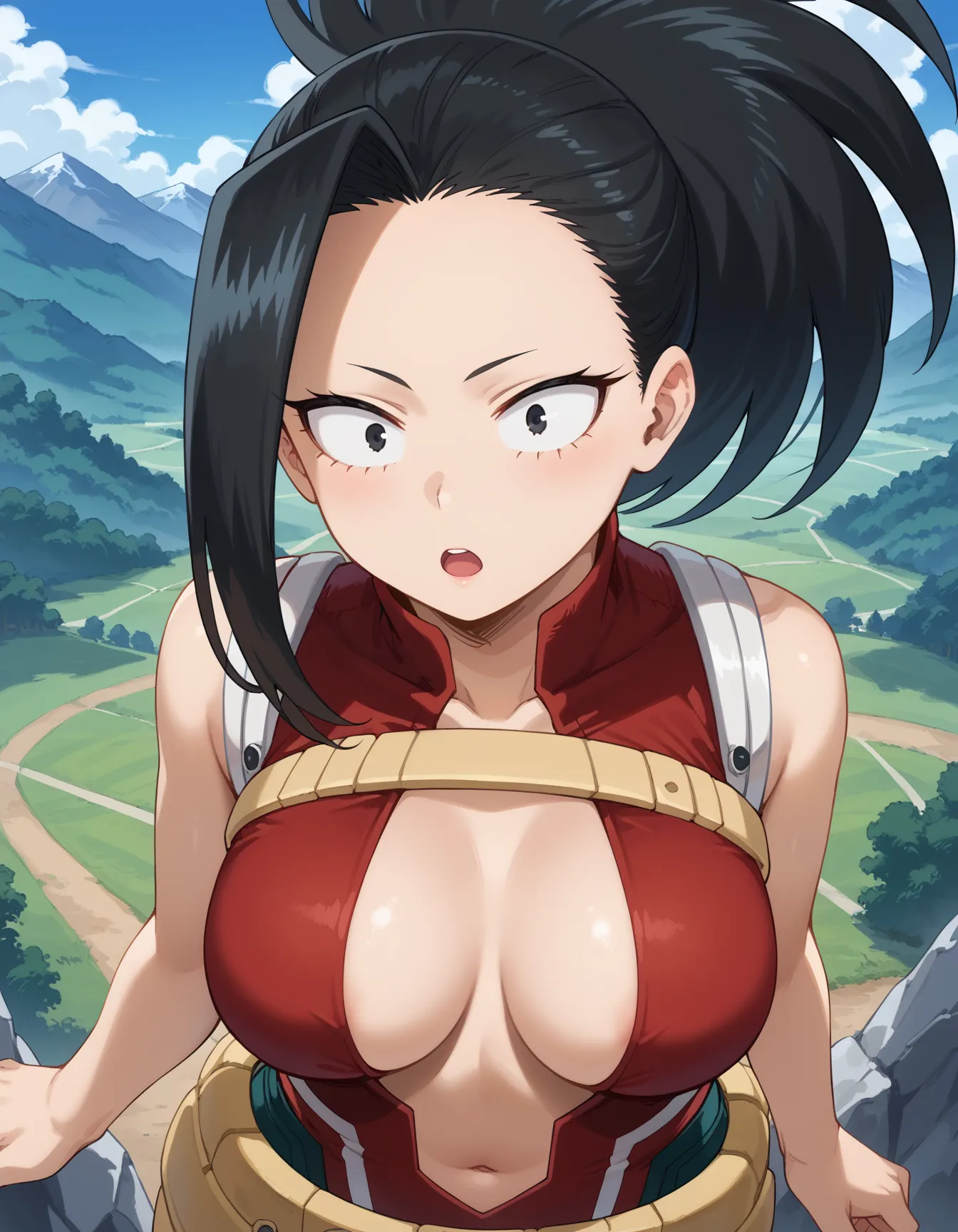 ヒロアカに登場する百ちゃんのエロいAI画像458枚！(2ページ目)の3枚目の画像です。