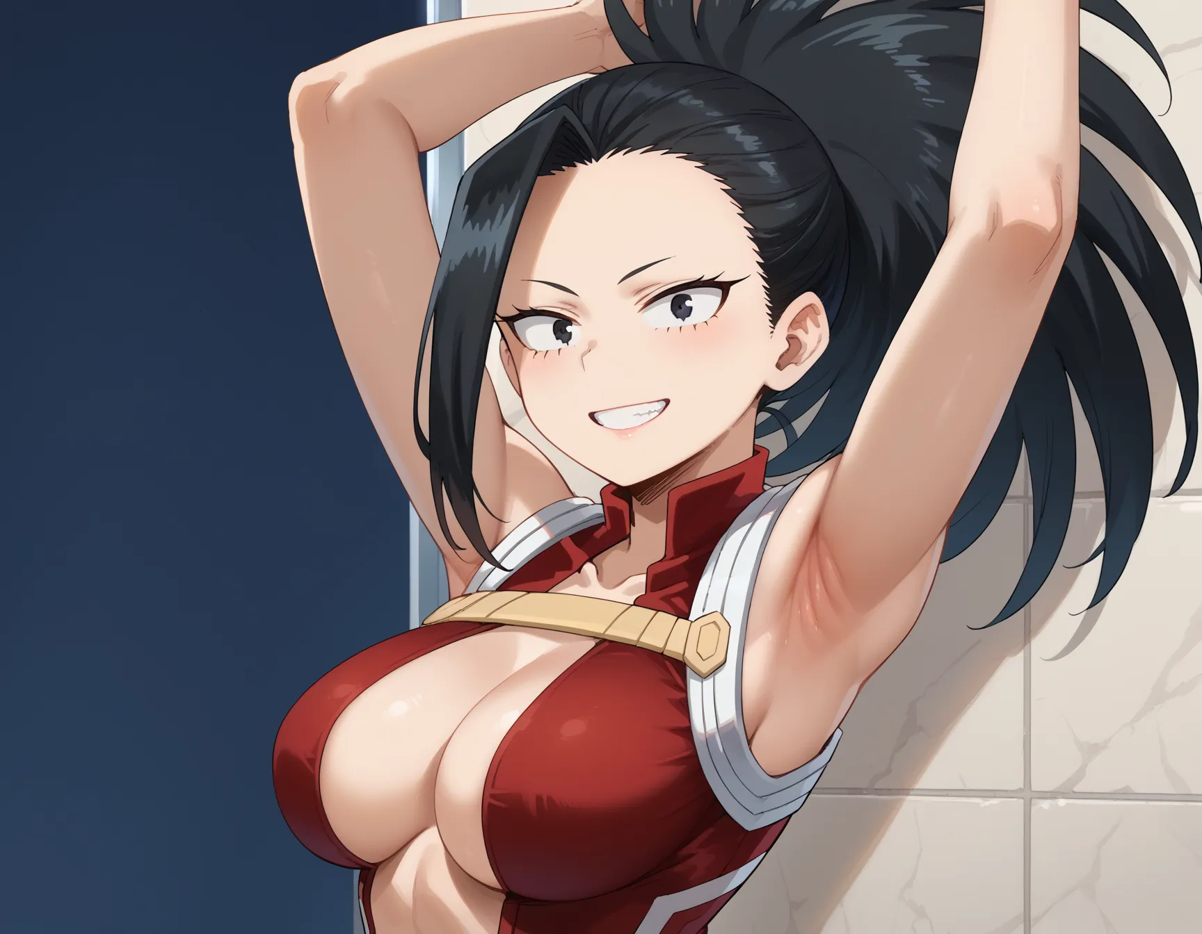 ヒロアカに登場する百ちゃんのエロいAI画像458枚！(9ページ目)の29枚目の画像です。