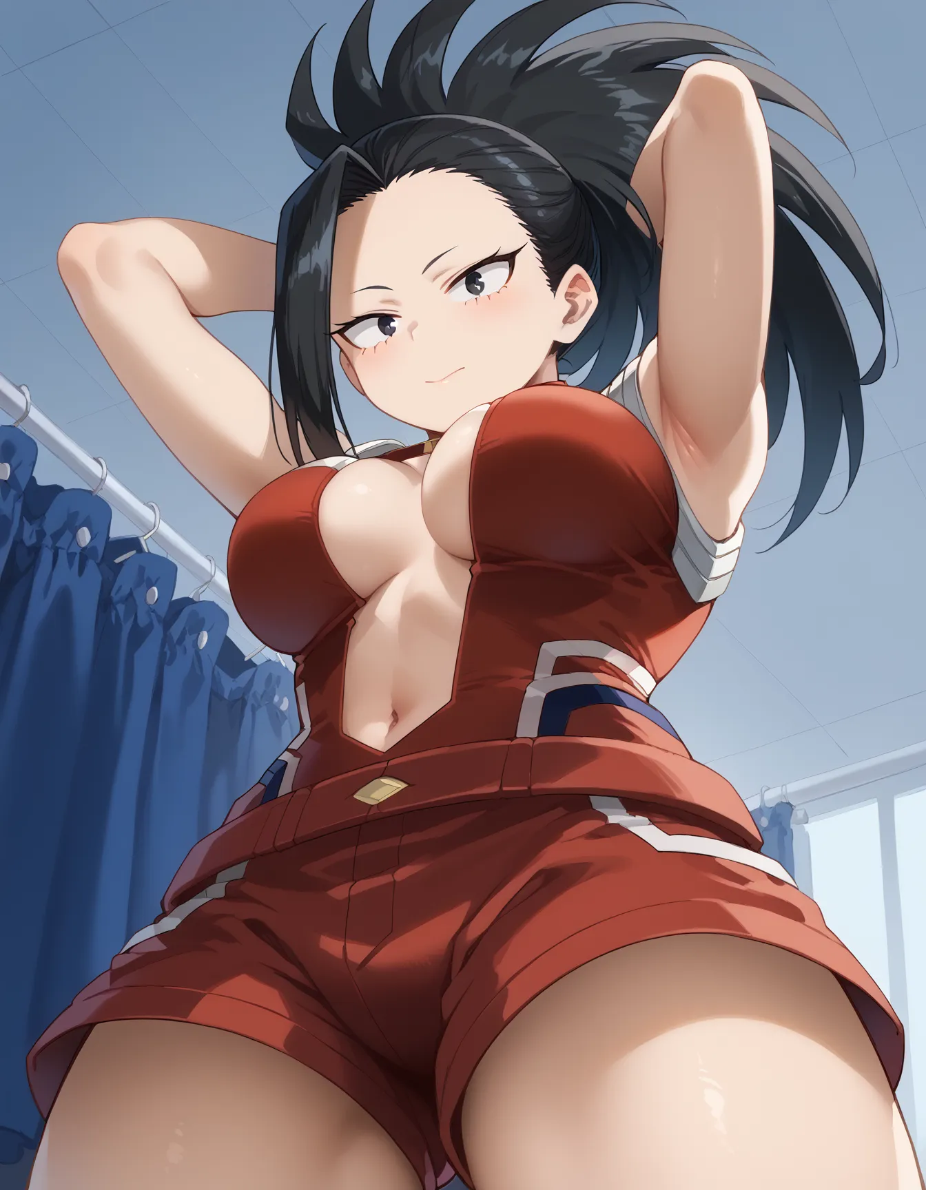 ヒロアカに登場する百ちゃんのエロいAI画像458枚！(10ページ目)の11枚目の画像です。