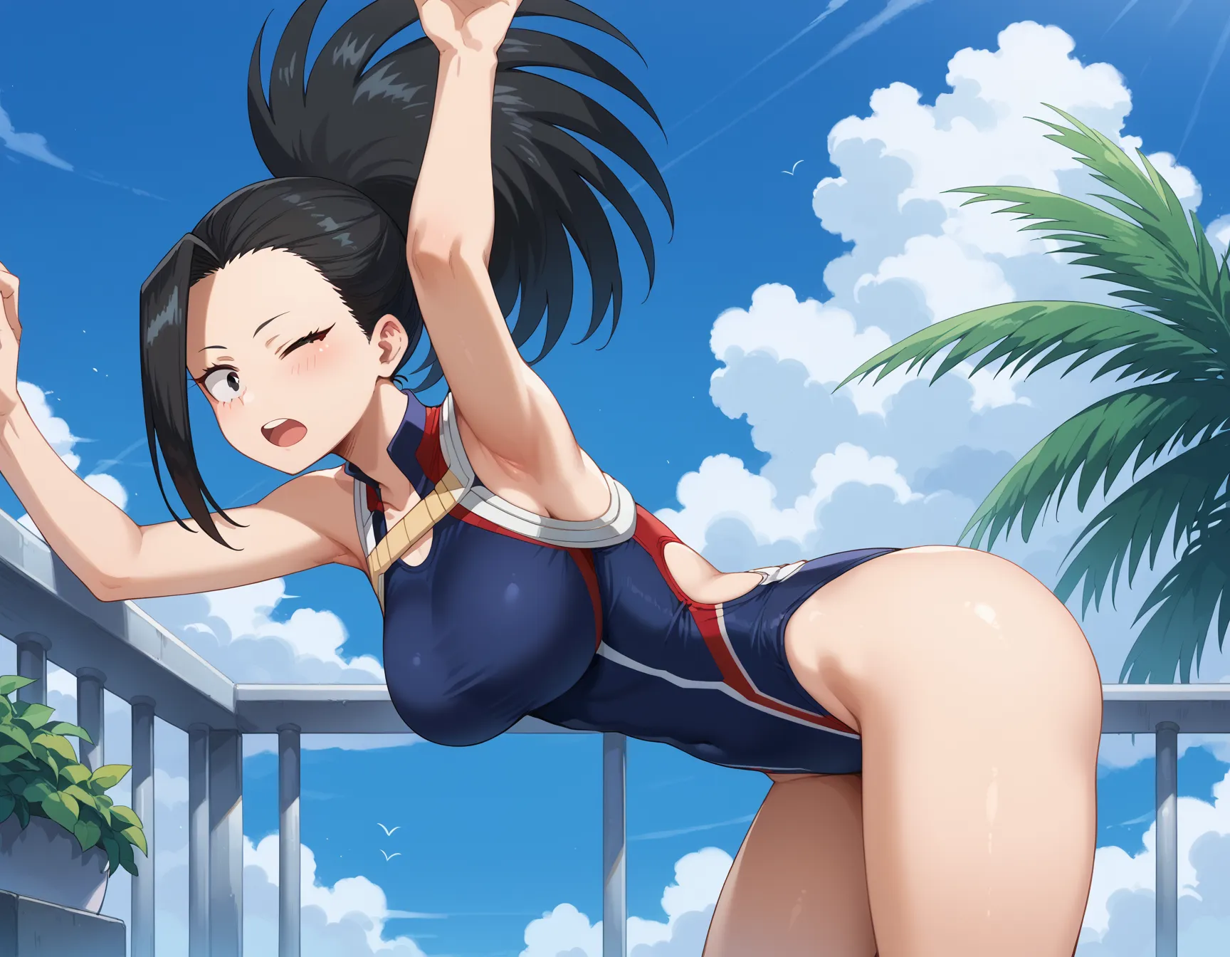 ヒロアカに登場する百ちゃんのエロいAI画像458枚！(10ページ目)の18枚目の画像です。