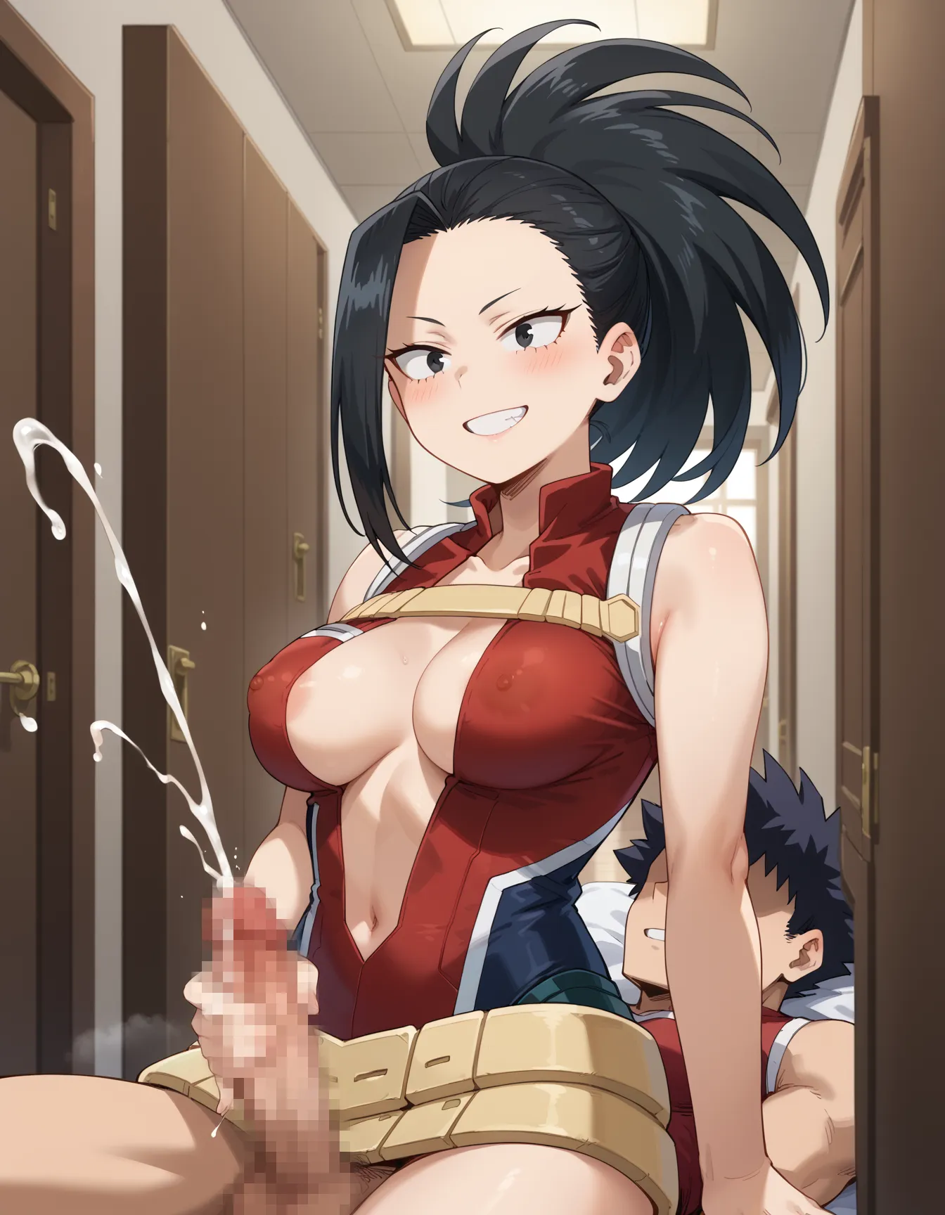 ヒロアカに登場する百ちゃんのエロいAI画像458枚！(10ページ目)の34枚目の画像です。