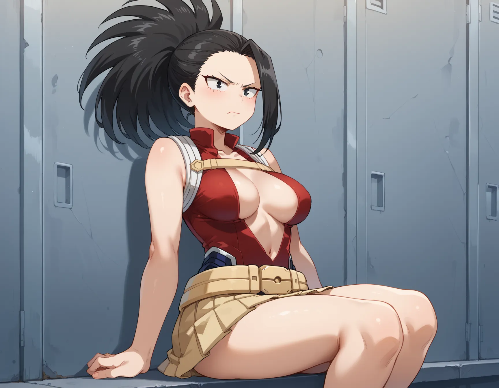 ヒロアカに登場する百ちゃんのエロいAI画像458枚！(12ページ目)の8枚目の画像です。