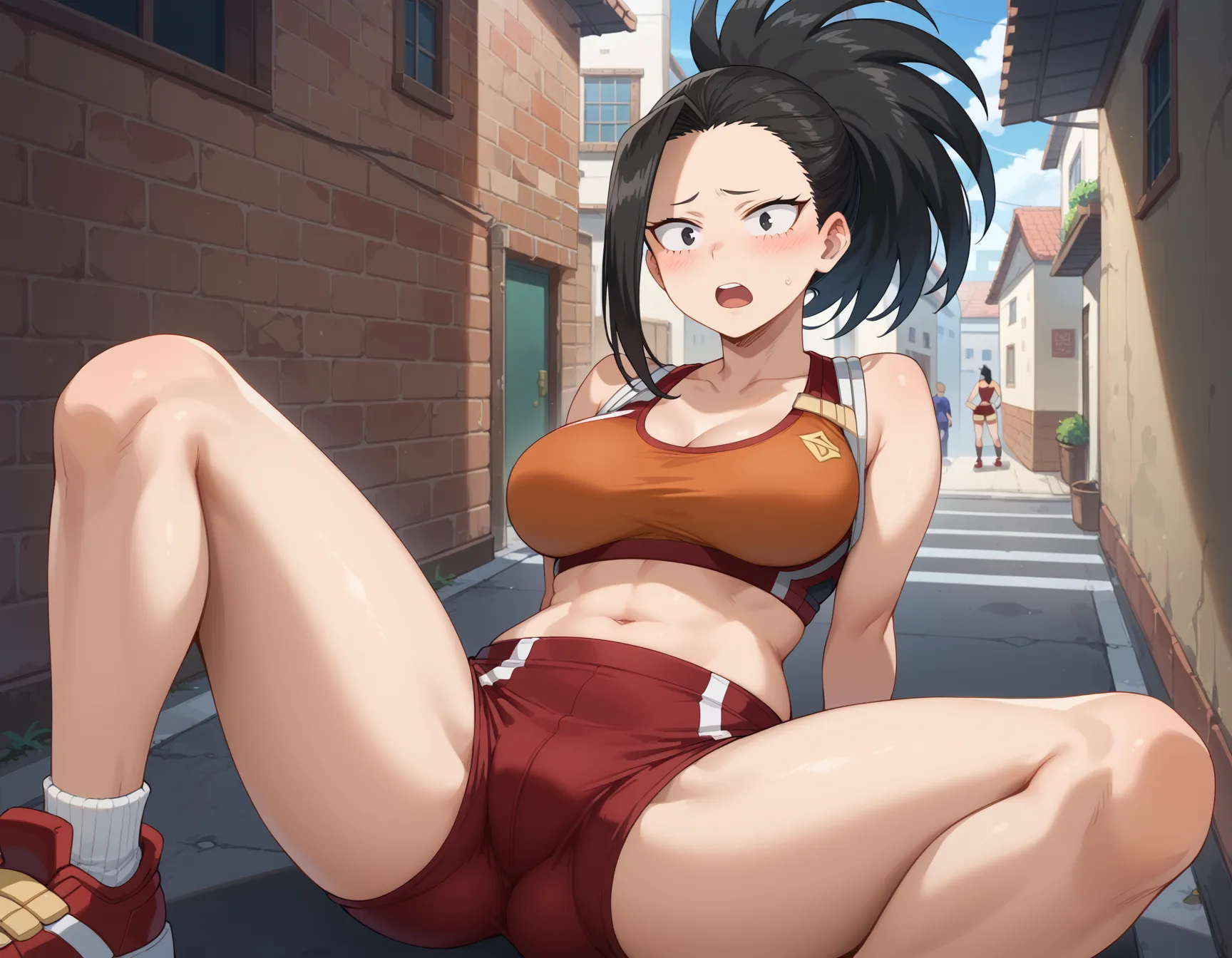 ヒロアカに登場する百ちゃんのエロいAI画像458枚！(12ページ目)の14枚目の画像です。