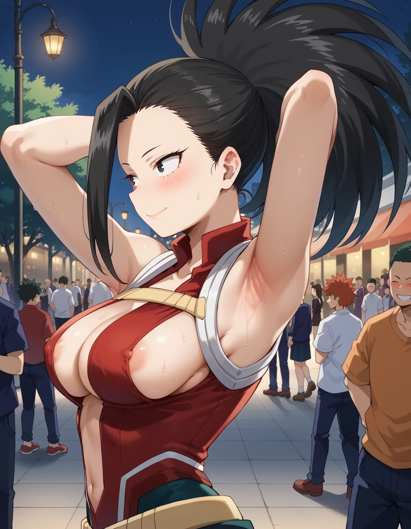 ヒロアカに登場する百ちゃんのエロいAI画像458枚！(3ページ目)の19枚目の画像です。
