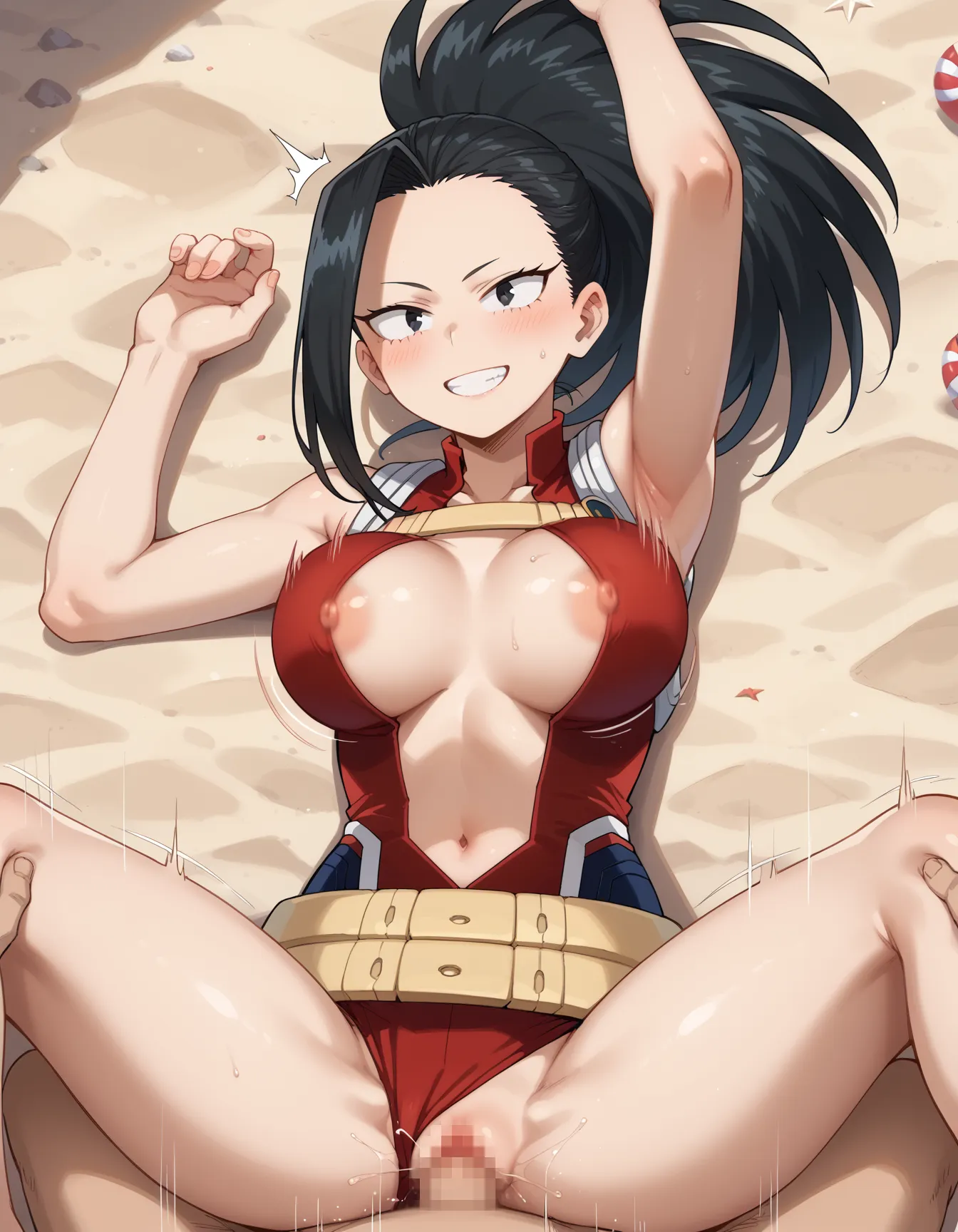 ヒロアカに登場する百ちゃんのエロいAI画像458枚！(3ページ目)の28枚目の画像です。