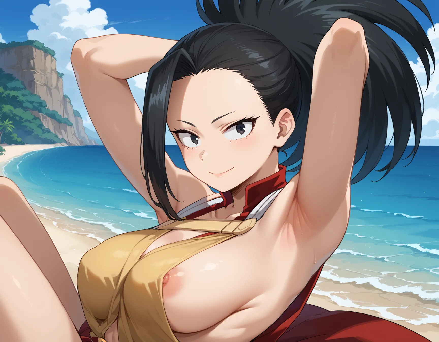 ヒロアカに登場する百ちゃんのエロいAI画像458枚！(4ページ目)の35枚目の画像です。