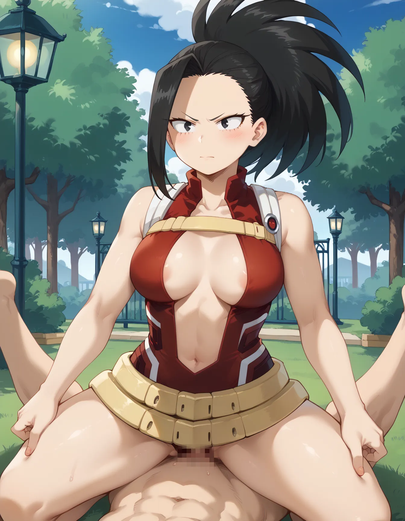 ヒロアカに登場する百ちゃんのエロいAI画像458枚！(5ページ目)の32枚目の画像です。