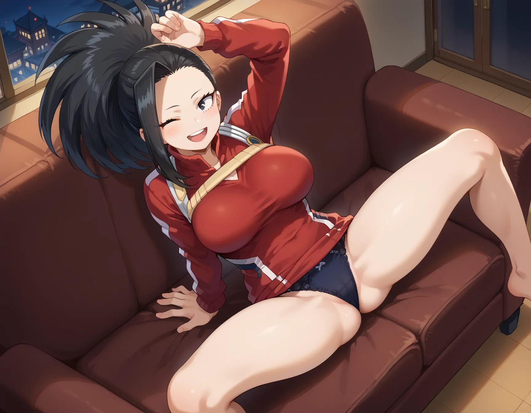 ヒロアカに登場する百ちゃんのエロいAI画像458枚！(6ページ目)の2枚目の画像です。