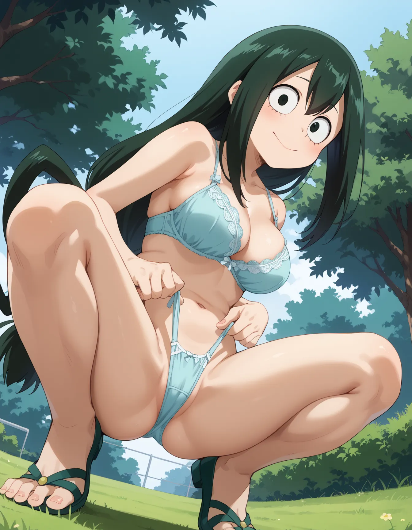 ヒロアカに登場する梅雨ちゃんのエロいAI画像400枚！(6ページ目)の5枚目の画像です。